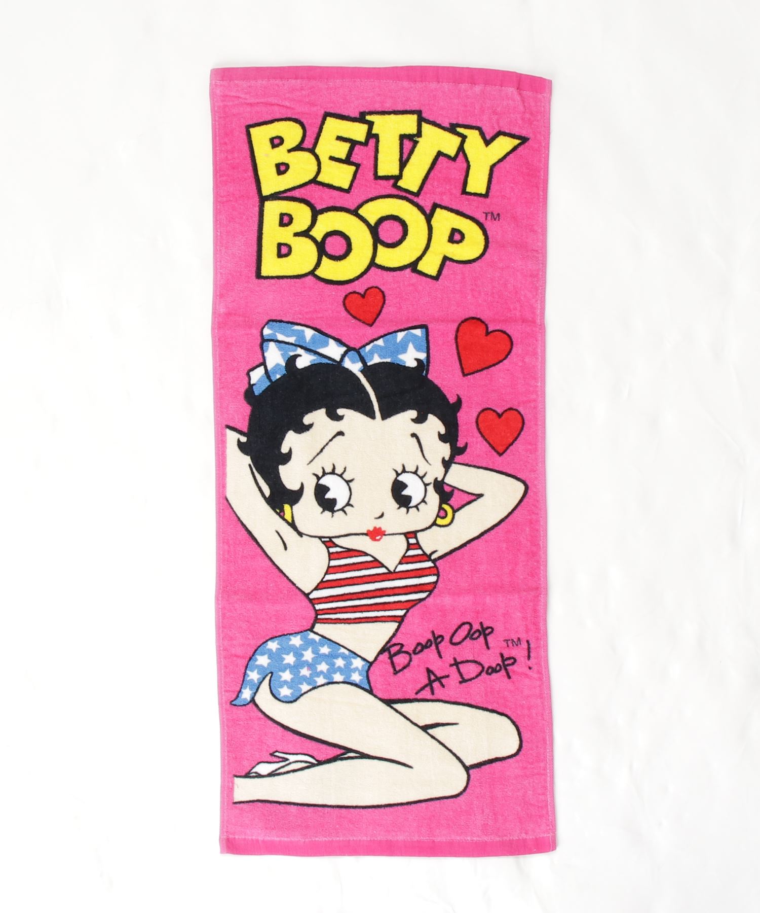 ベティブープ フェイスタオル Betty Boop Face Towel 可愛い 新作 キャラクター Usa アメリカ