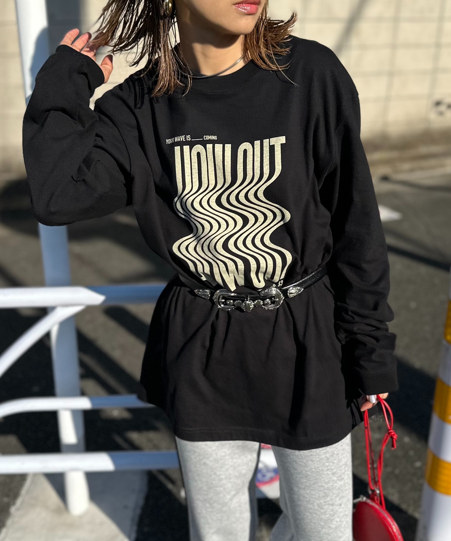 ブラック
model:154cm 着用サイズ:XL