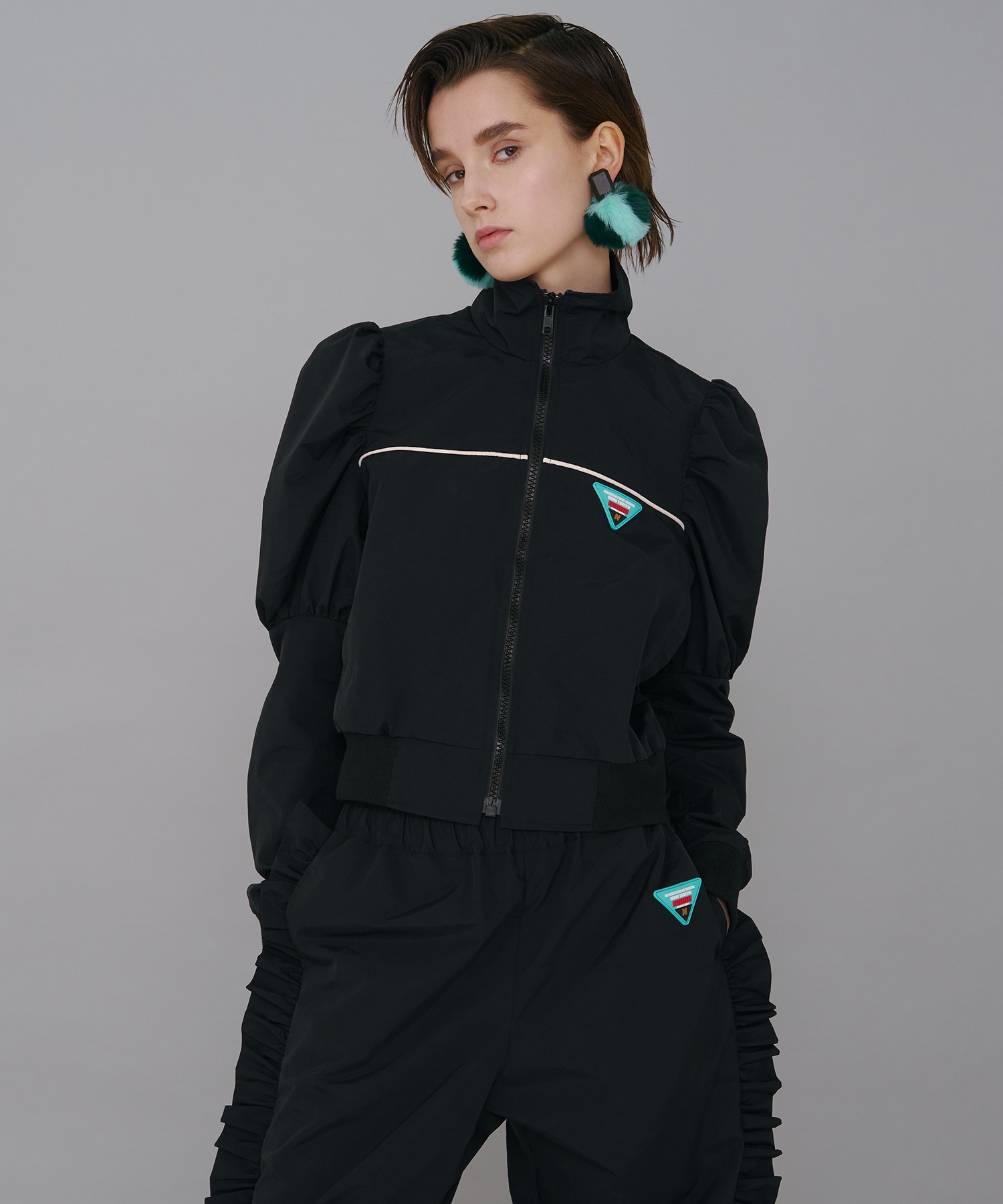 PUFFSLEEVE NYLON BLOUSON