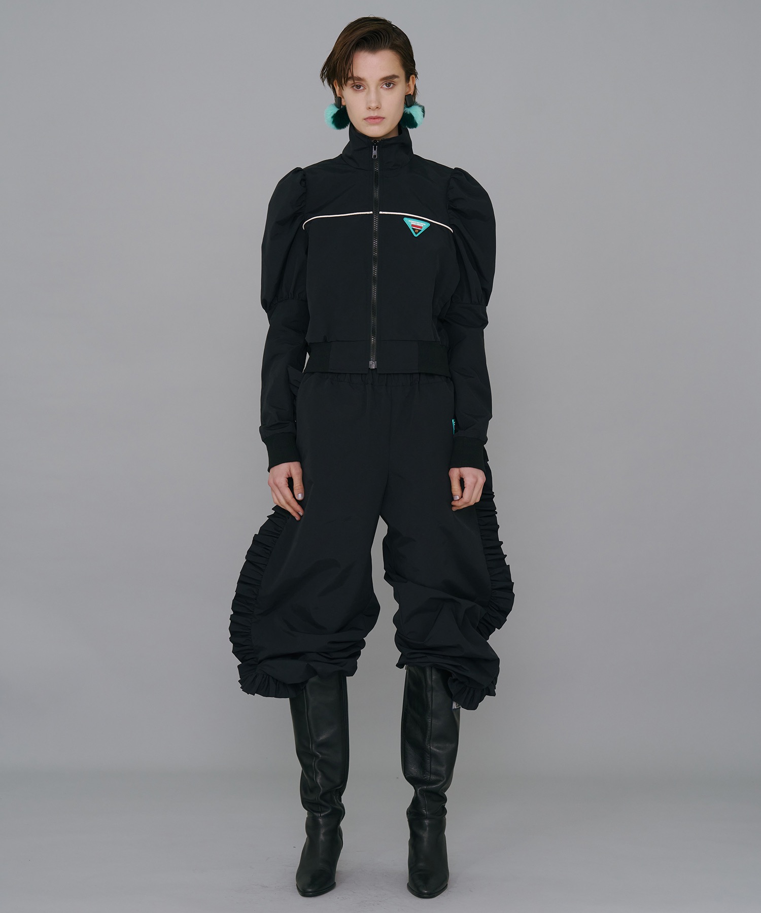 PUFFSLEEVE NYLON BLOUSON