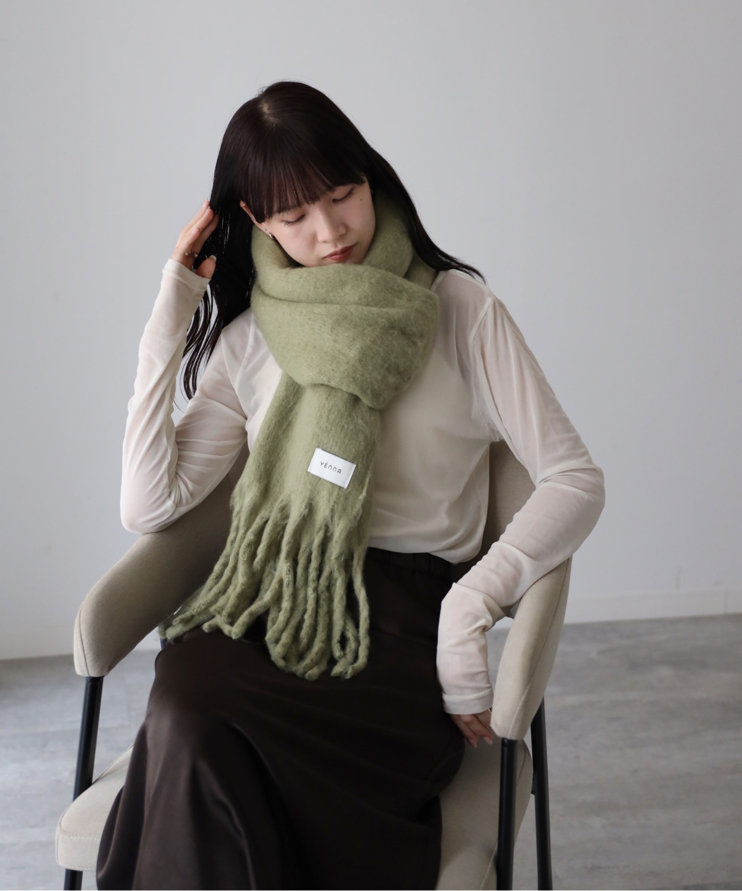 model：164cm. 着用サイズ：FREE