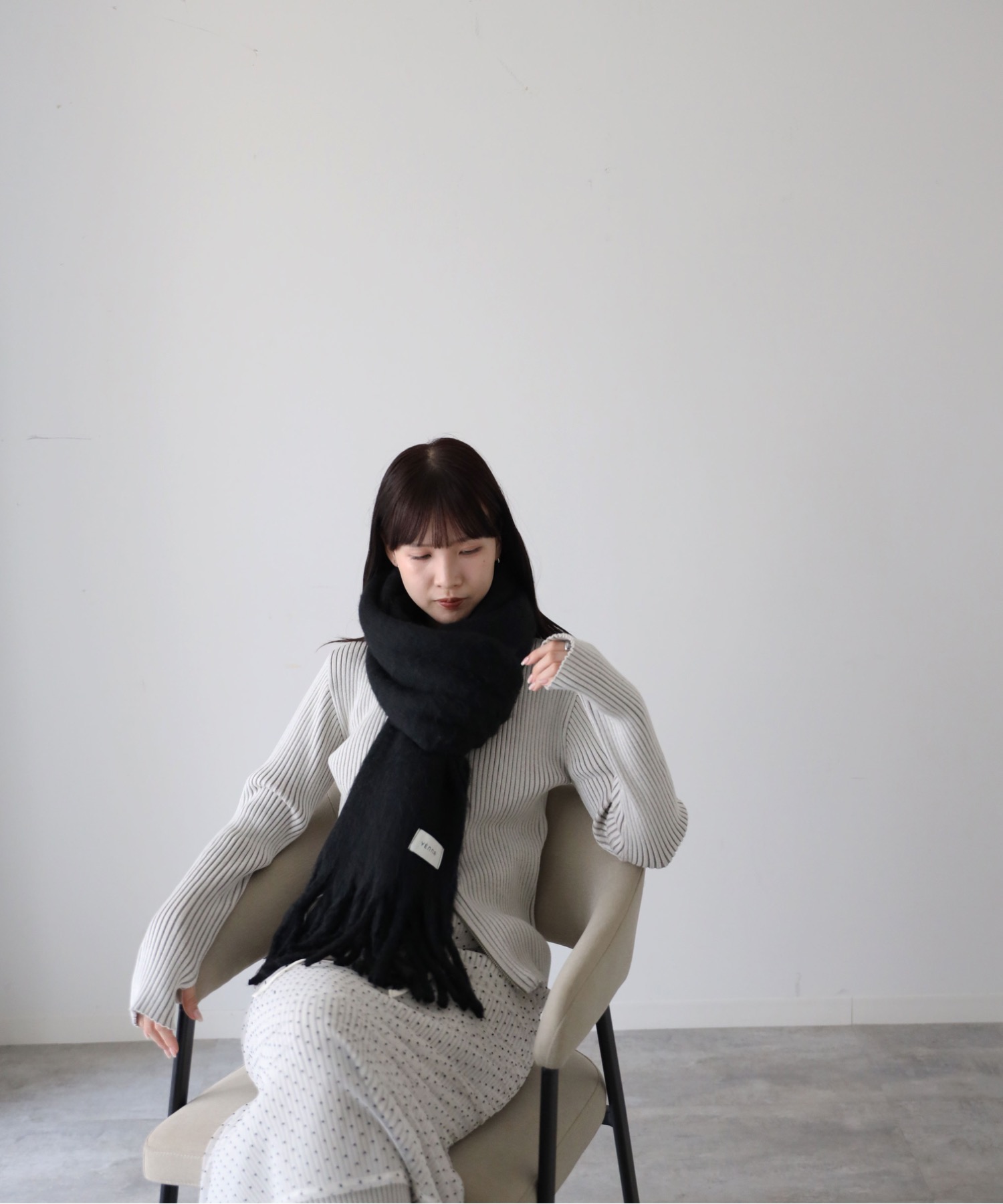 model：164cm. 着用サイズ：FREE