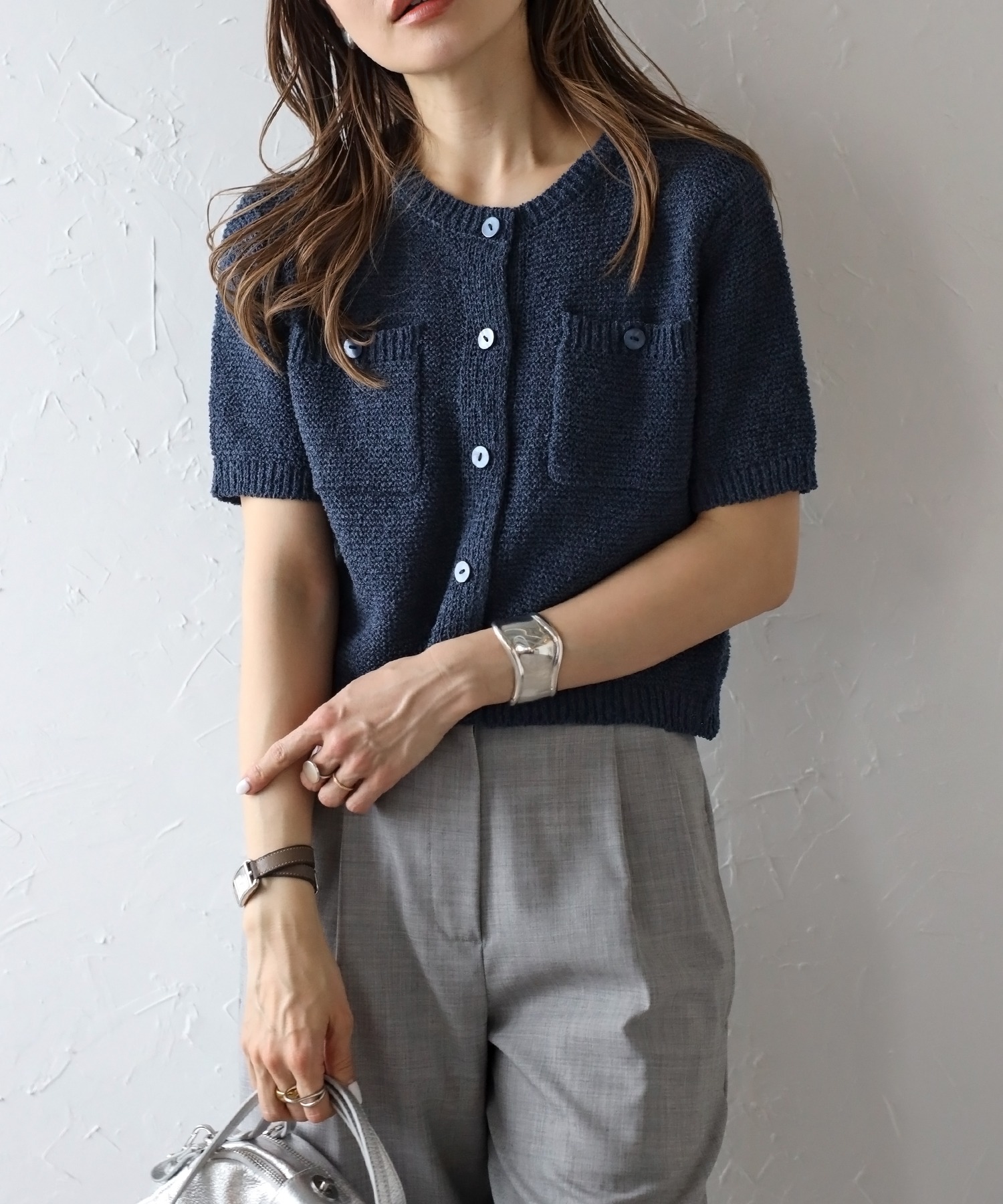 model：H165 着用サイズ：FREE
