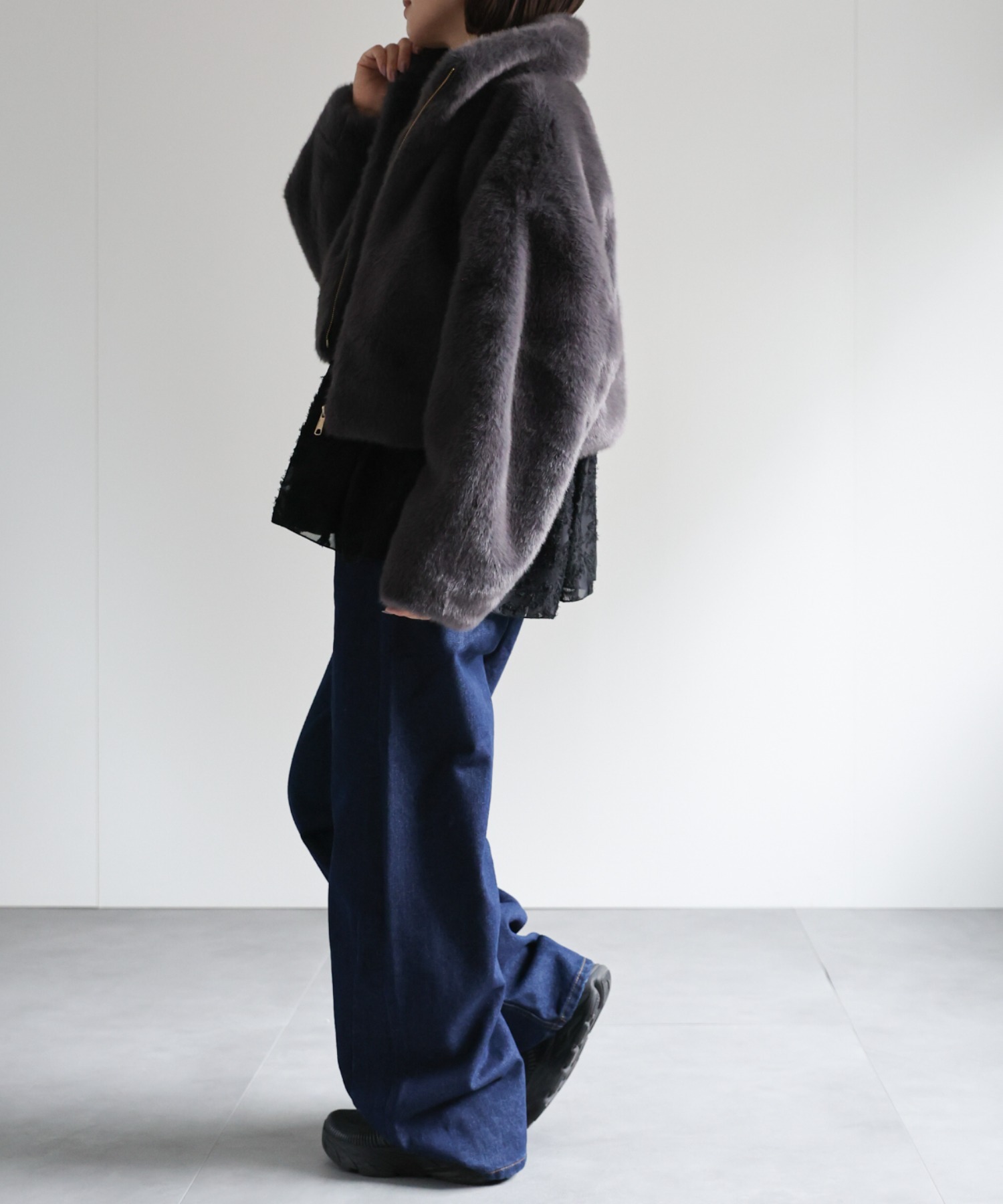 model:162㎝　着用サイズ：FREE