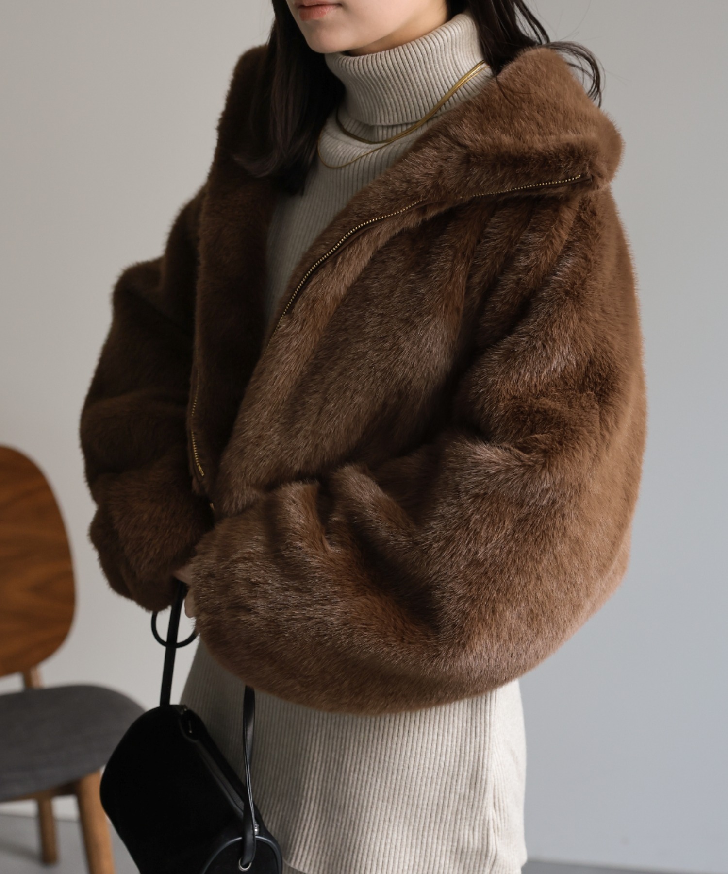 model：156cm 着用サイズ：FREE