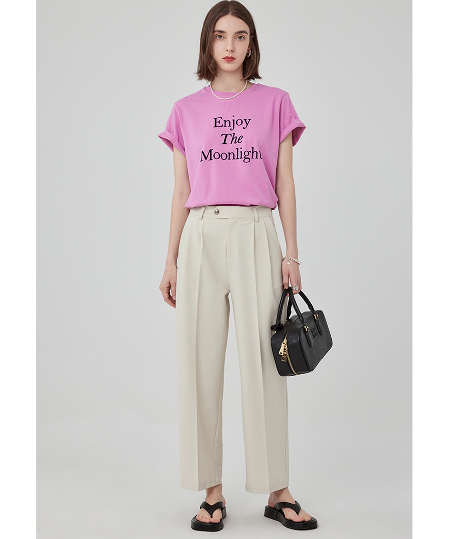 tシャツ レイヤードデザイン プリントTシャツ FX25S006「Fano Studios」「2025SS」 レディース メンズ レイヤードデザイン プリントTシャツ FX25S006【Fano Studios