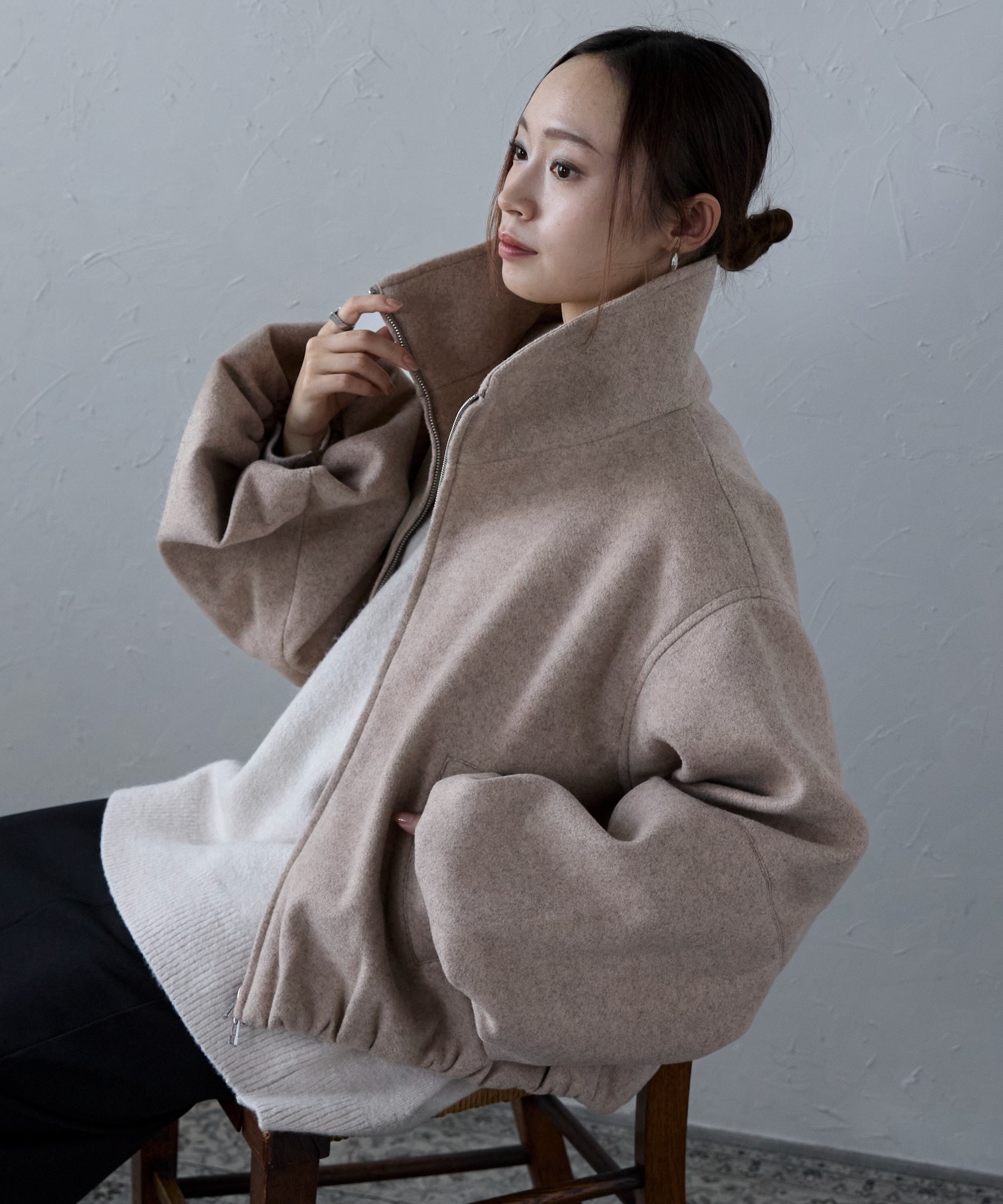 model:158cm 着用サイズ: FREE