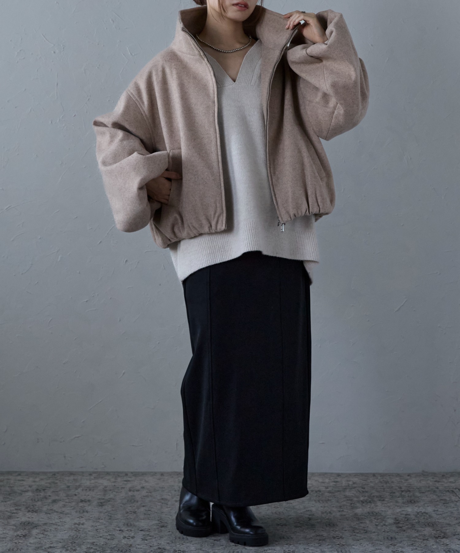 model:158cm 着用サイズ: FREE