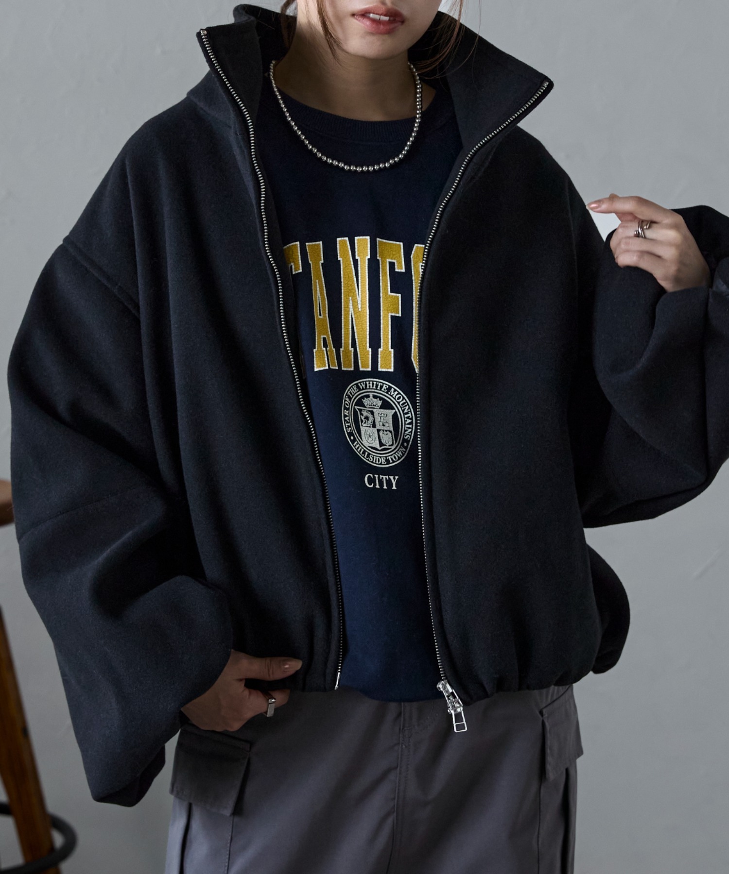 model:158cm 着用サイズ: FREE