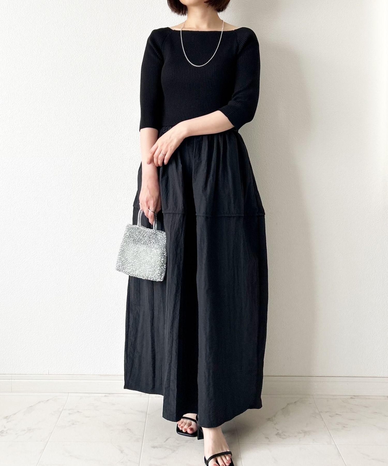 model：H157 着用サイズ：FREE