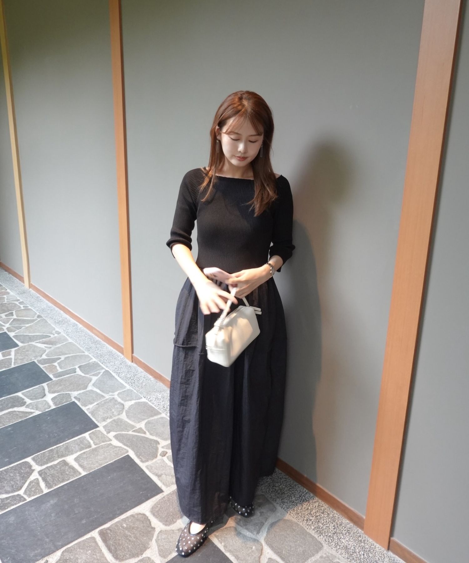 model：H158 着用サイズ：FREE