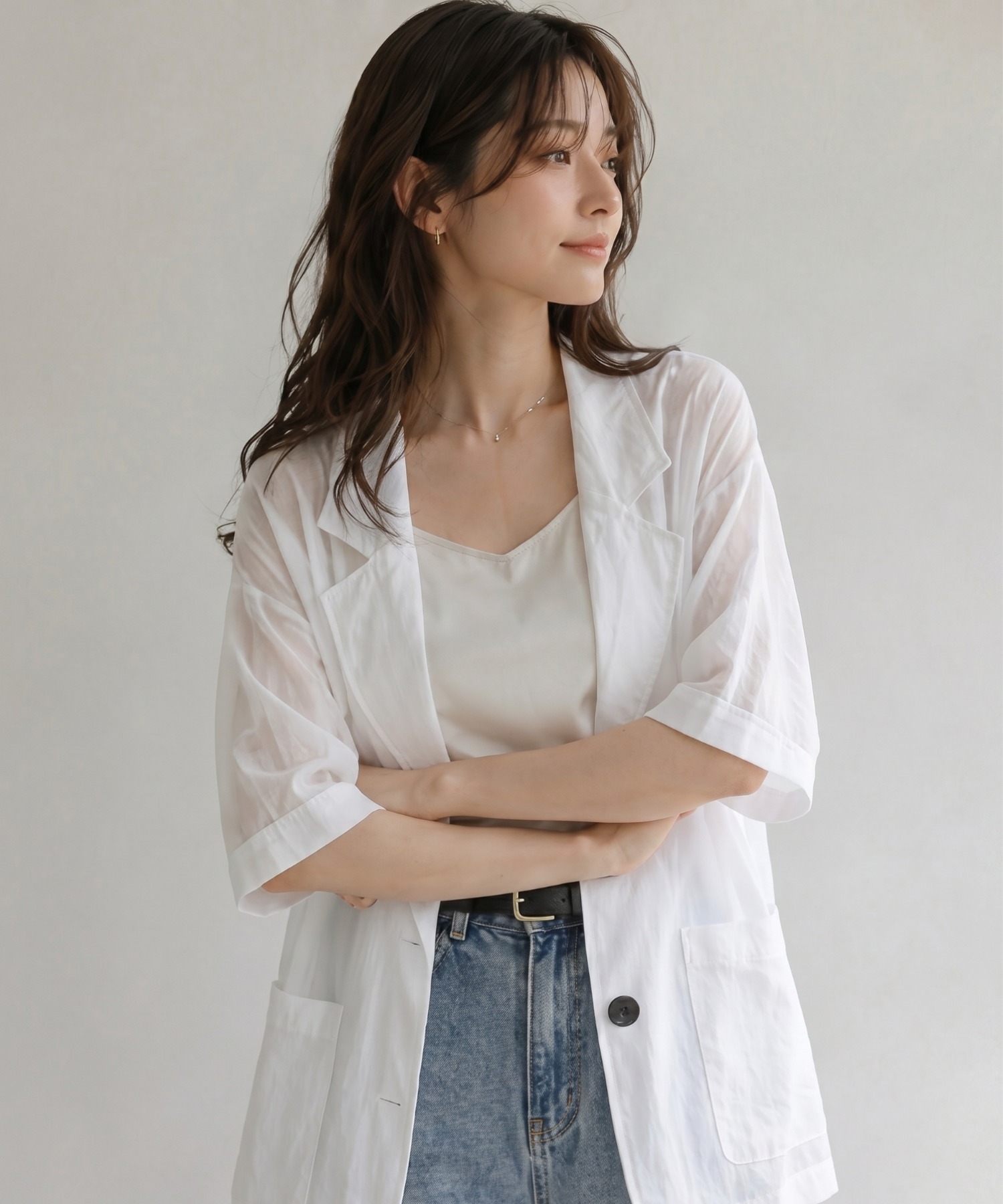 model：162cm 着用サイズ：F