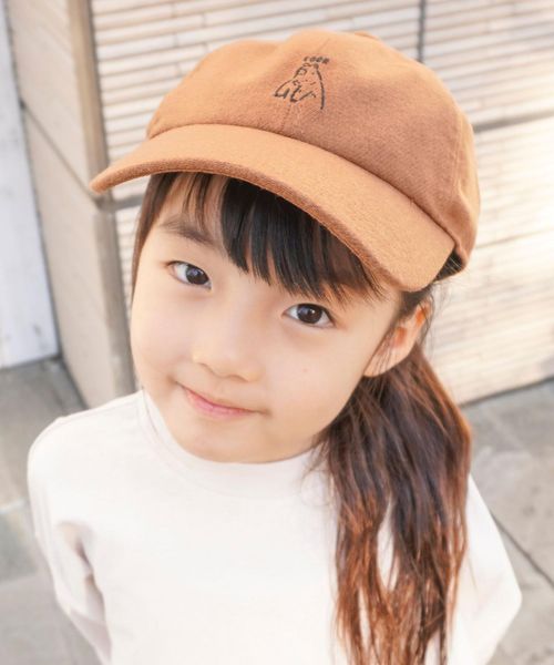 【 キッズ / ジュニア】【Ryo Kaneyasu】起毛ツイルベアキャップ 帽子 ブラウン