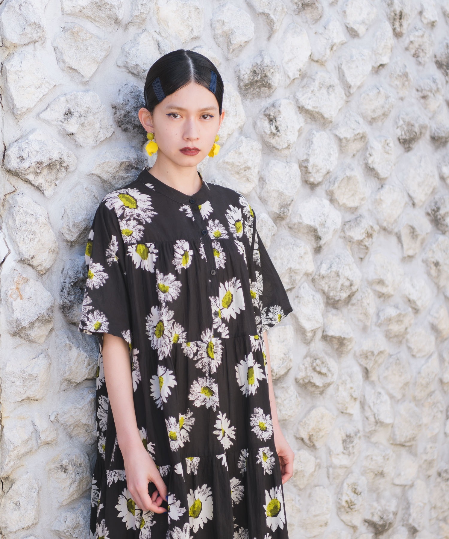 リゾートワンピース オリジナルプリント