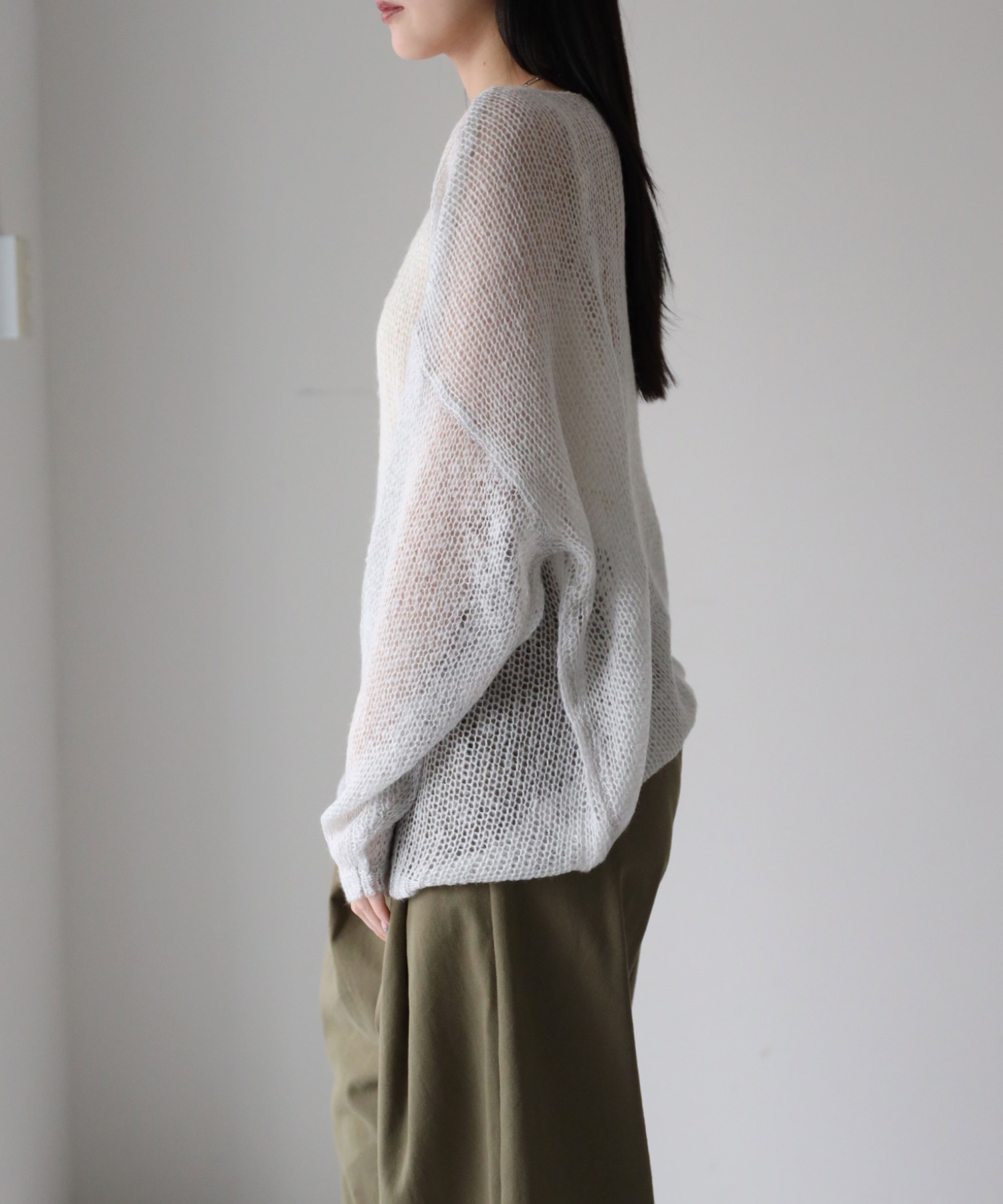 model：164cm. 着用サイズ：FREE