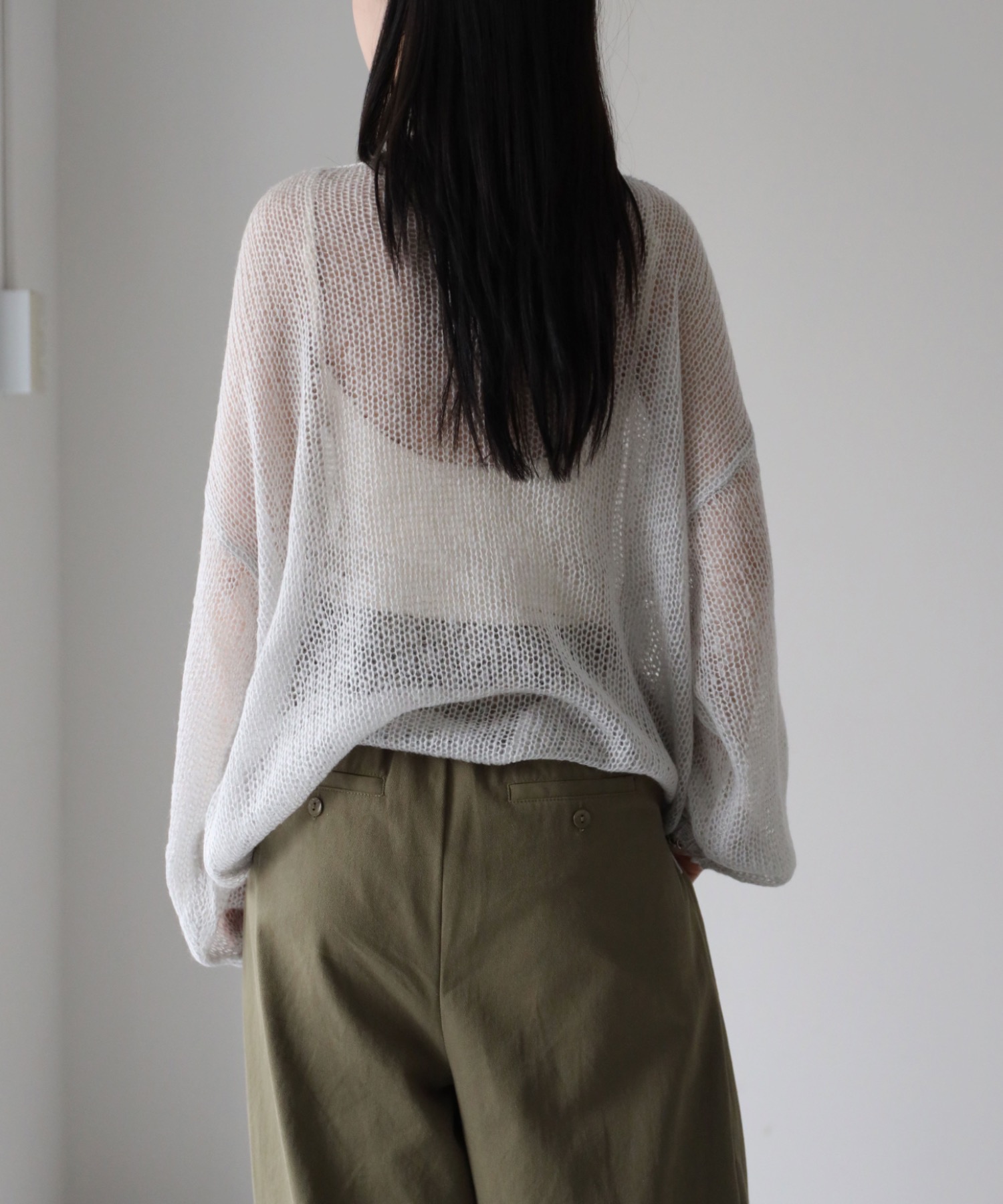 model：164cm. 着用サイズ：FREE