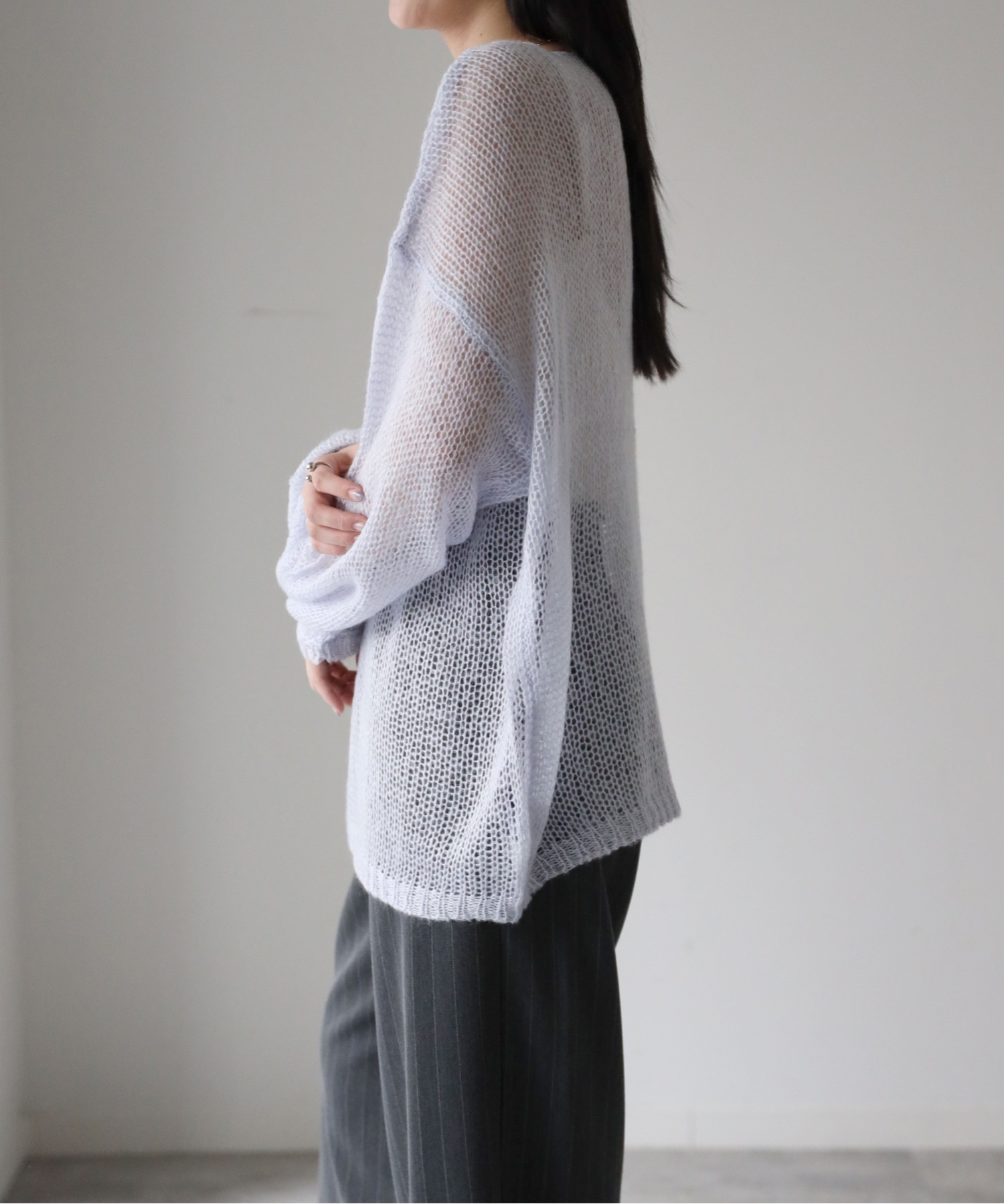 model：164cm. 着用サイズ：FREE