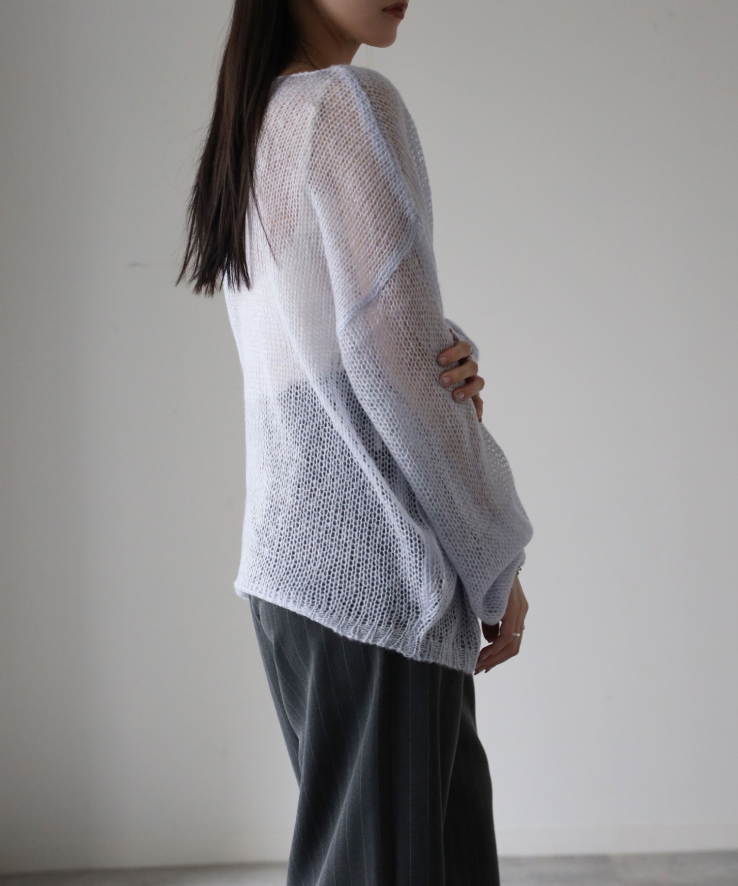 model：164cm. 着用サイズ：FREE