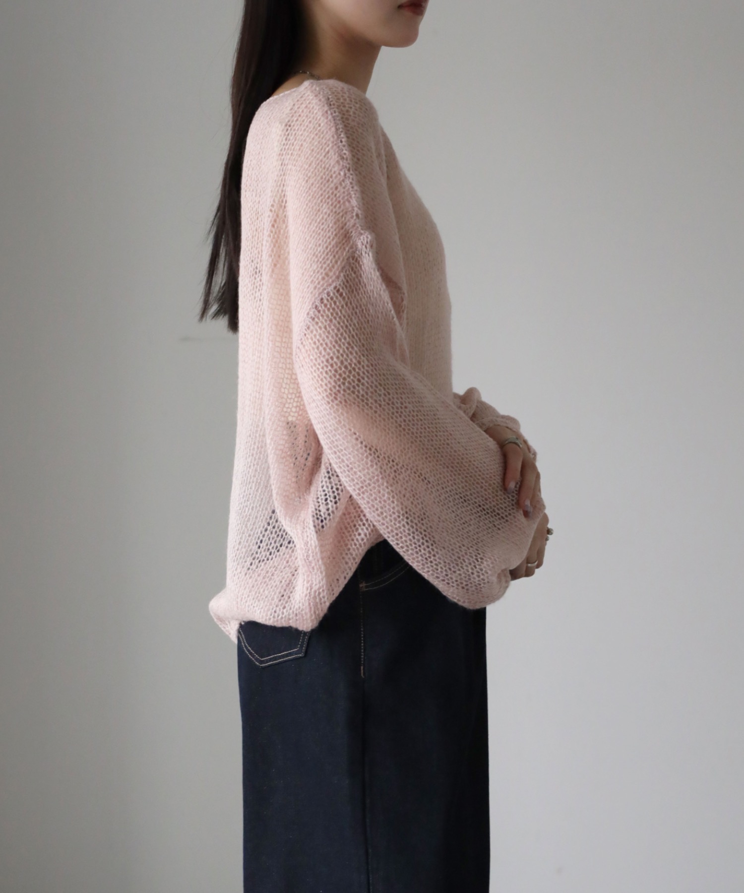 model：164cm. 着用サイズ：FREE