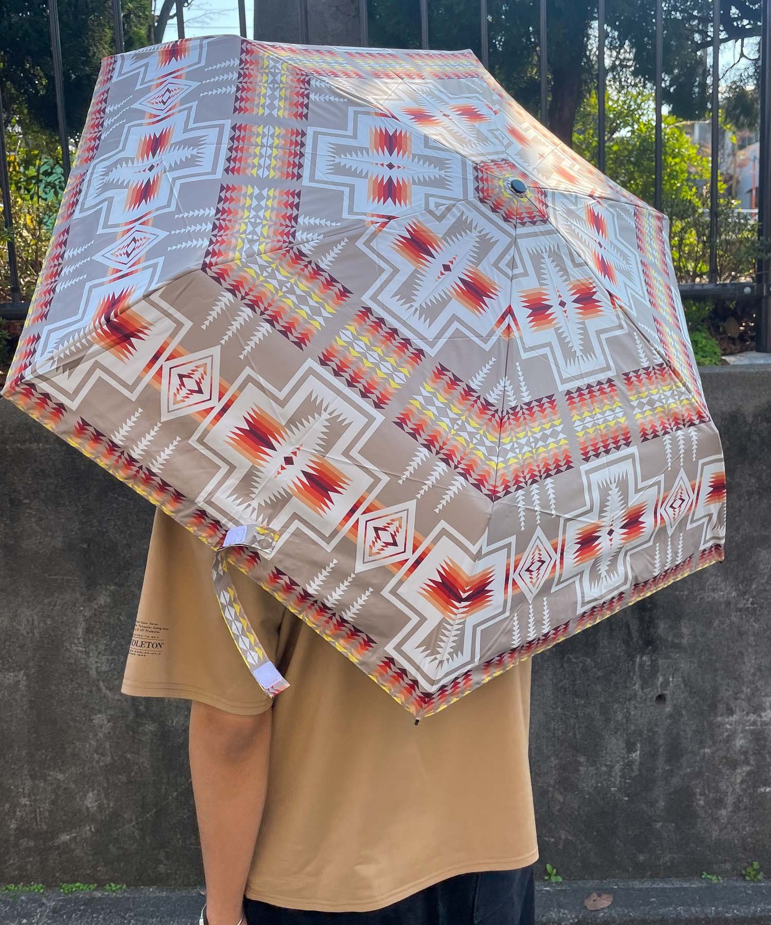 Pendleton ペンドルトン 折りたたみ傘 晴雨兼用 日傘 アンブレラ 55cm Pendleton Salle De Bal The Barefoot Online サルデバル ザベアフット オンライン