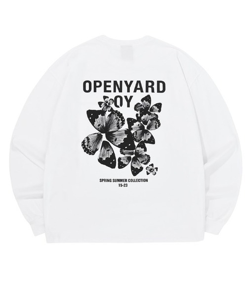 OY/オーワイ』BUTTERFLY LOGO LONG SLEEVE/蝶ロゴロングスリーブ OY│A