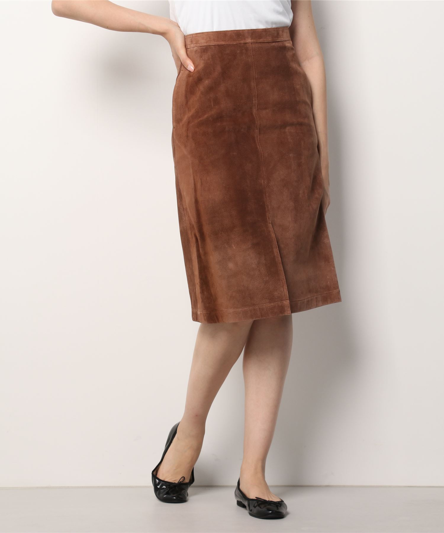 suede skirt talbots