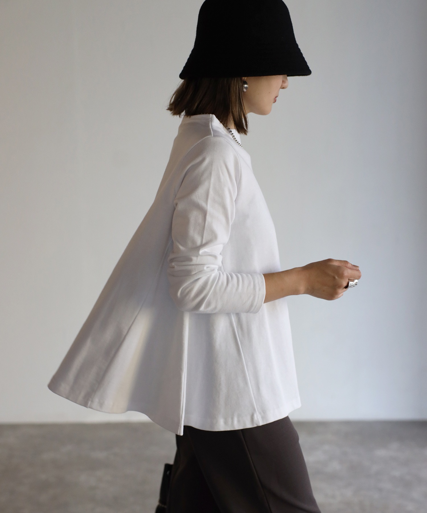 model：H158 着用サイズ：FREE