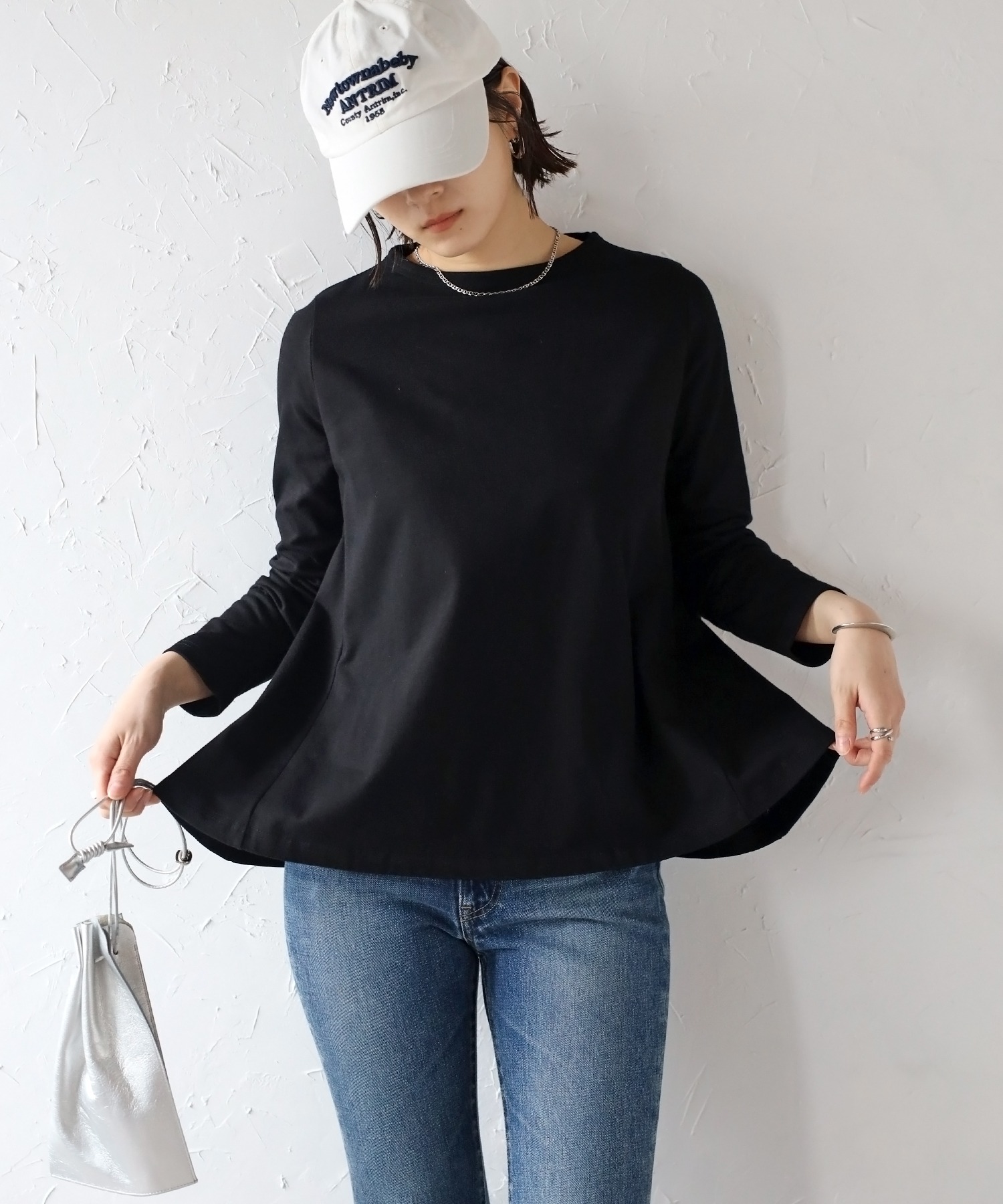 model：H163 着用サイズ：FREE
