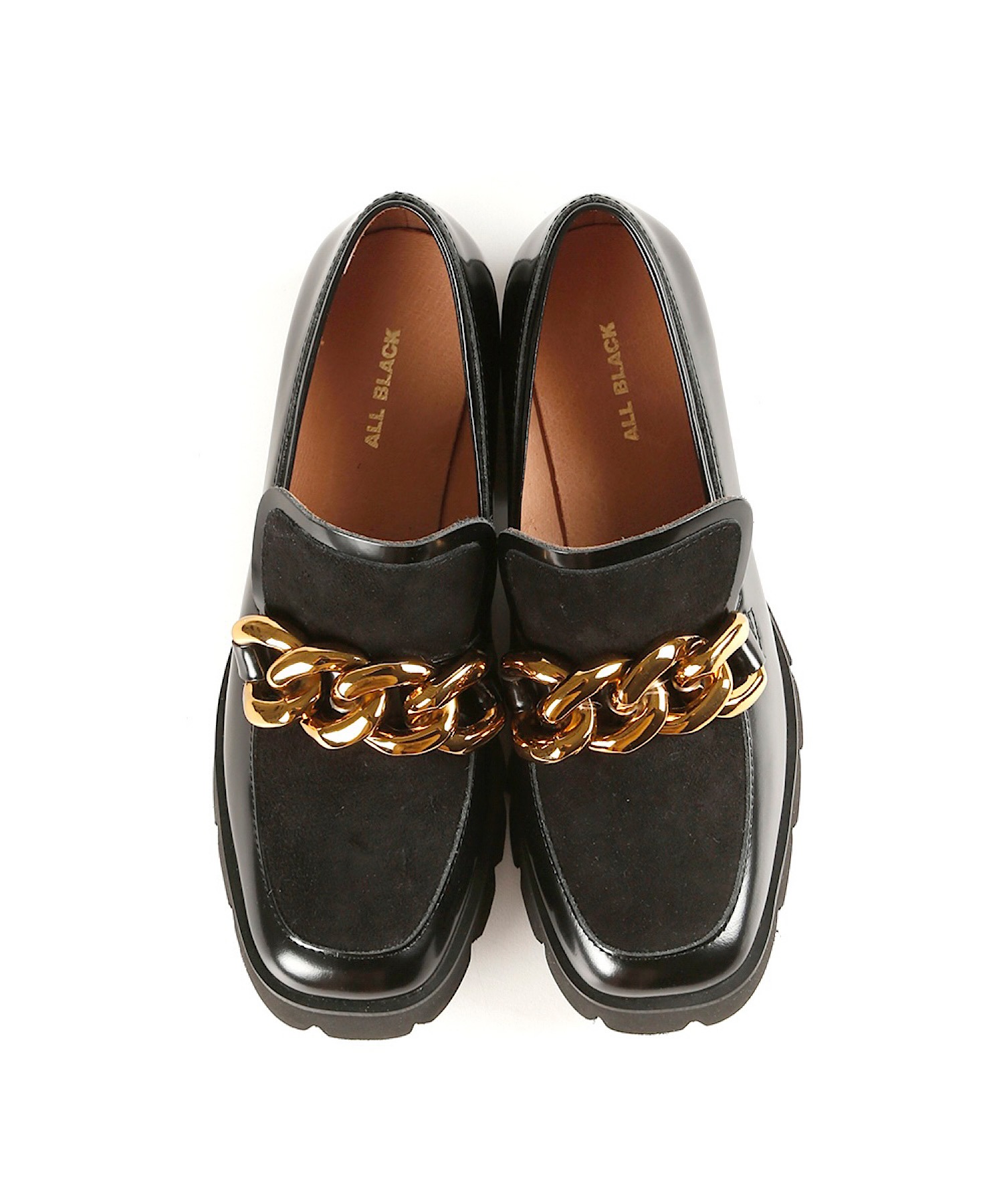 チャンキーチェーンローファー ALL BLACK│Jeffrey Campbell OFFICIAL 