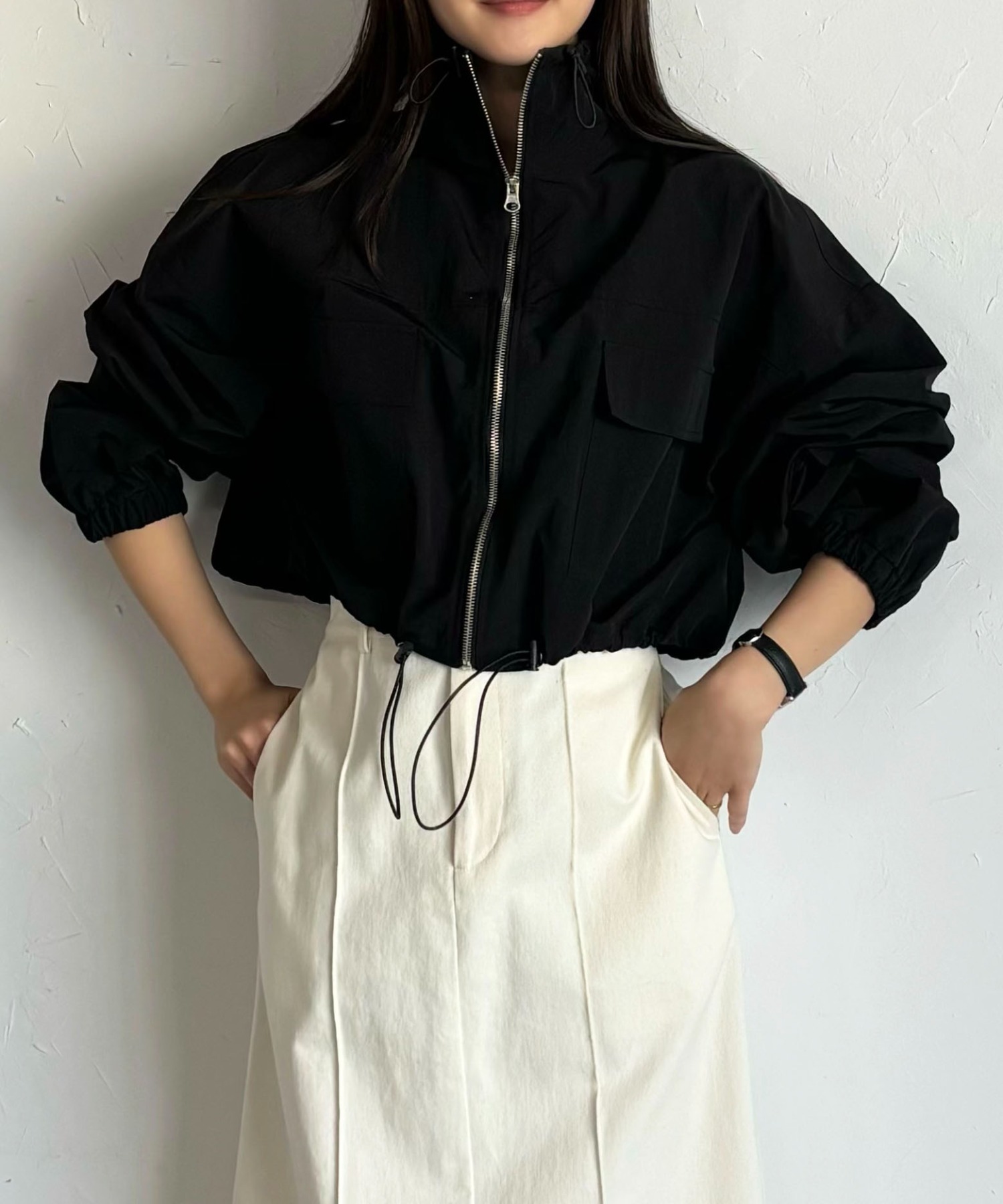 model：H164 着用サイズ：FREE