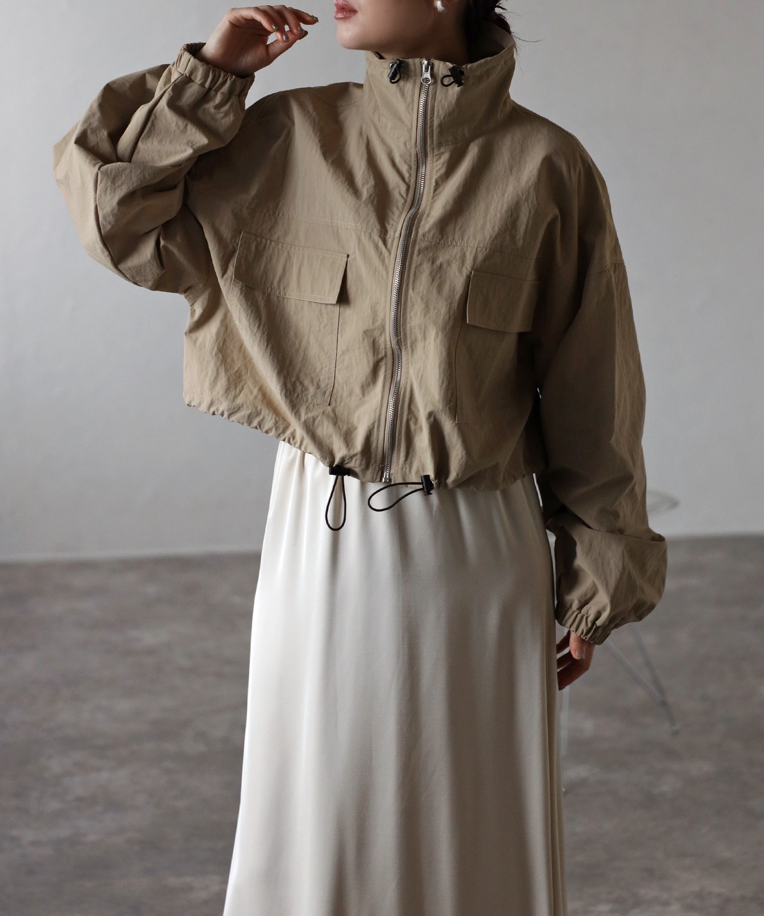 model：H158 着用サイズ：FREE