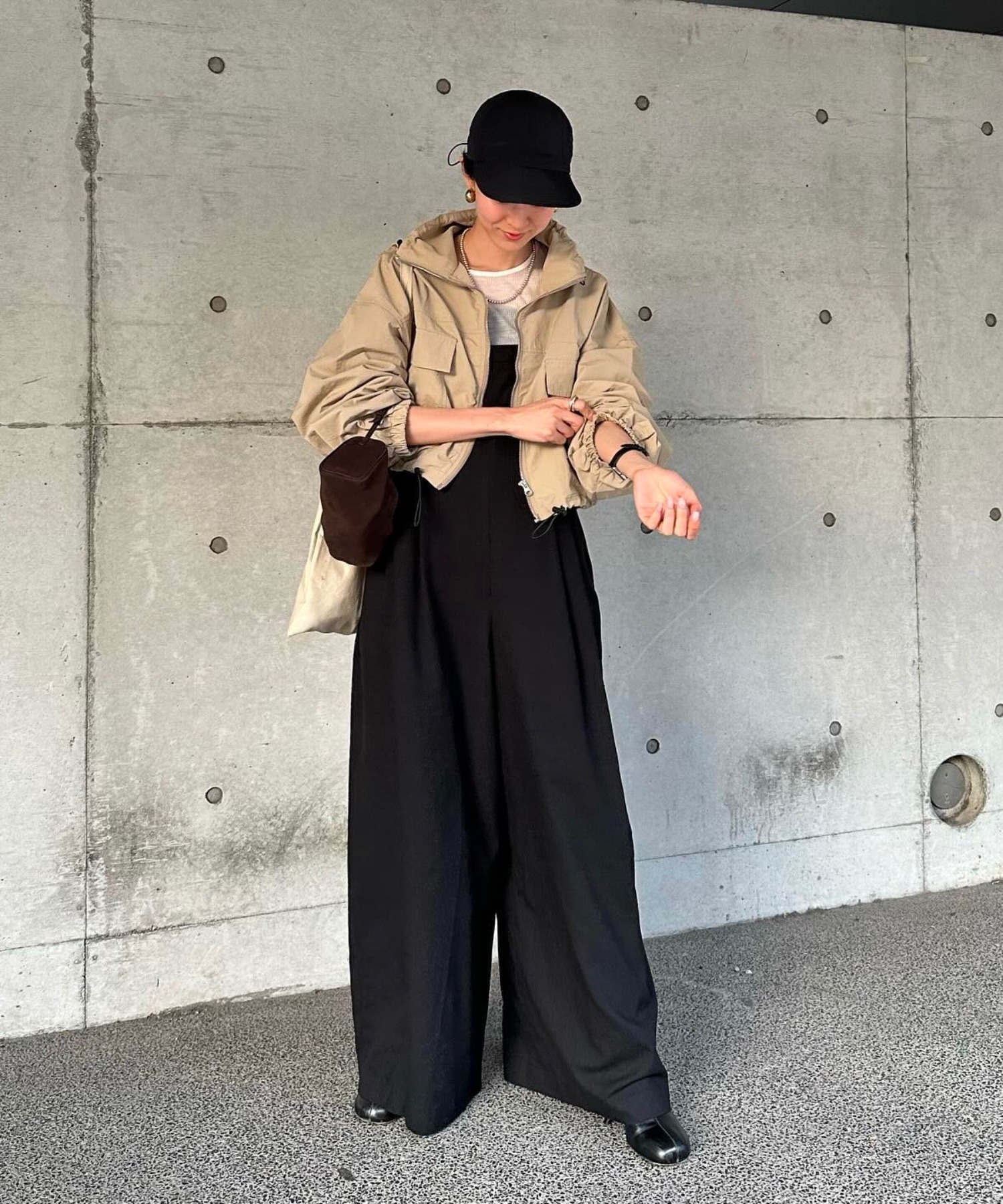 model：H157 着用サイズ：FREE