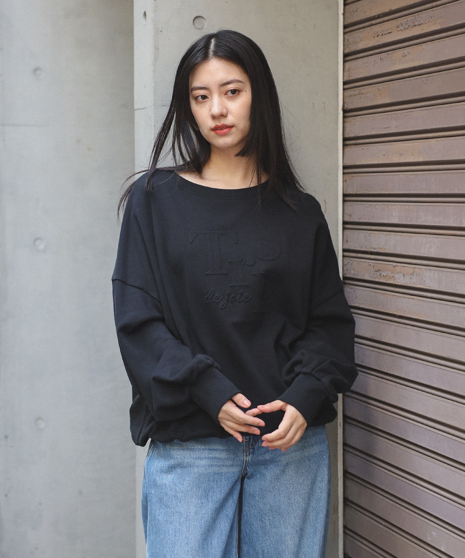 model：H160 着用サイズ：FREE