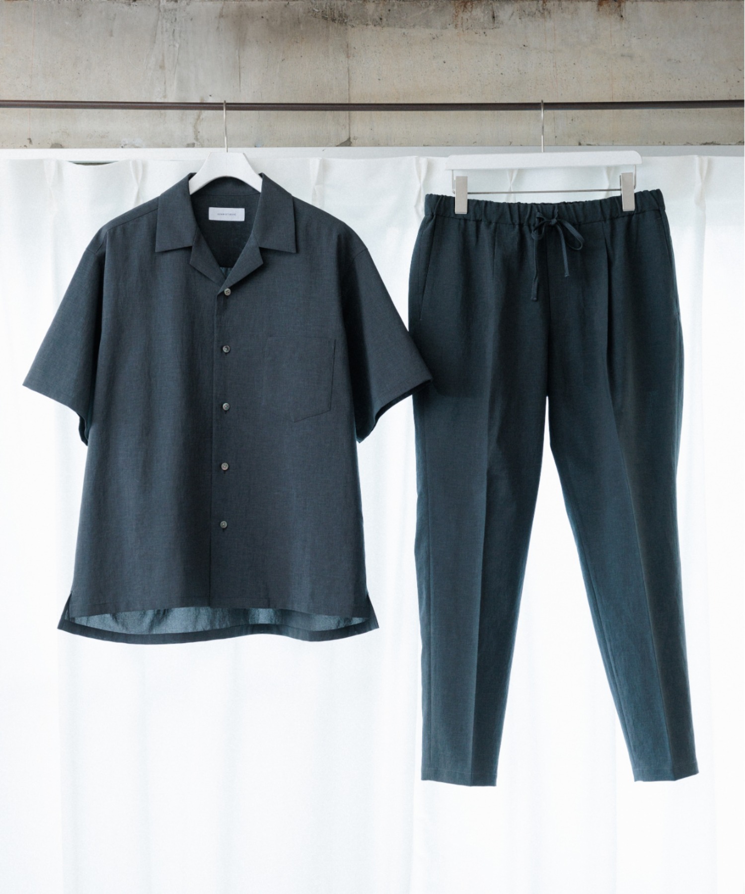 RIRANCHA】セットアップ / オープンカラーシャツ & スラックス / 接触