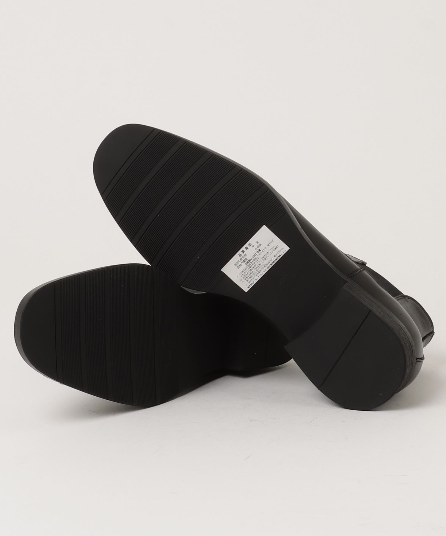 本革 サイドゴアショートブーツ