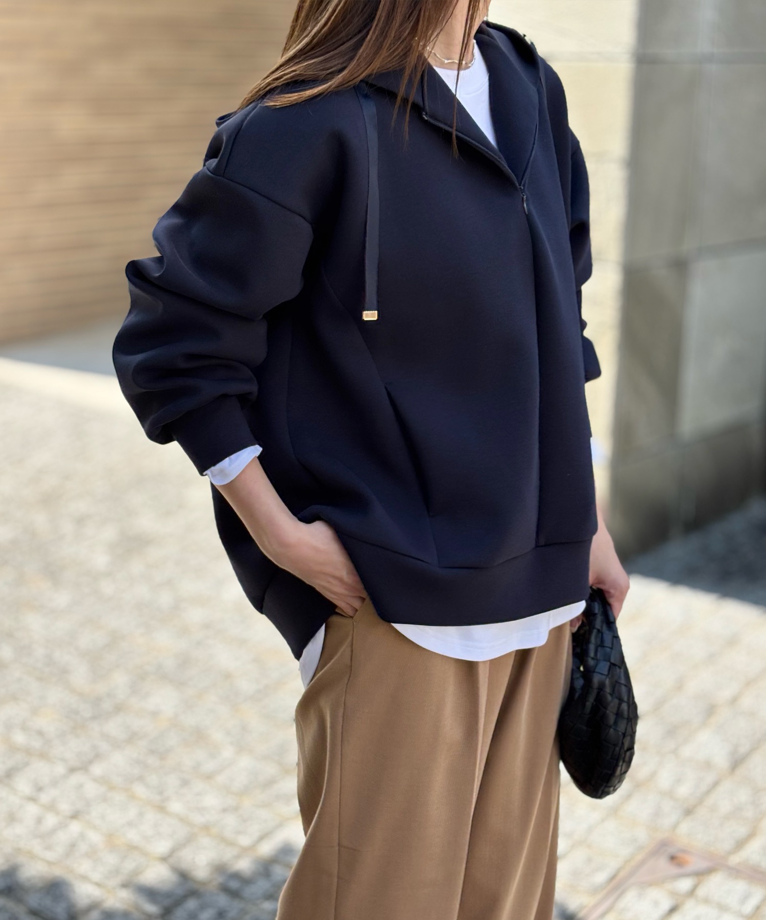 抜け感！】ダンボールフロント2wayフーディ― Emma Taylor│STYLEDOOR