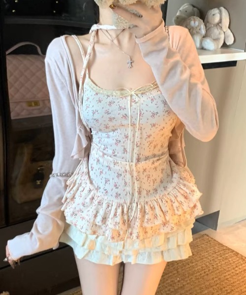 ノゾミ様ハンドメイド♡リバティ×ギンガムチェックオーガンジーフリル