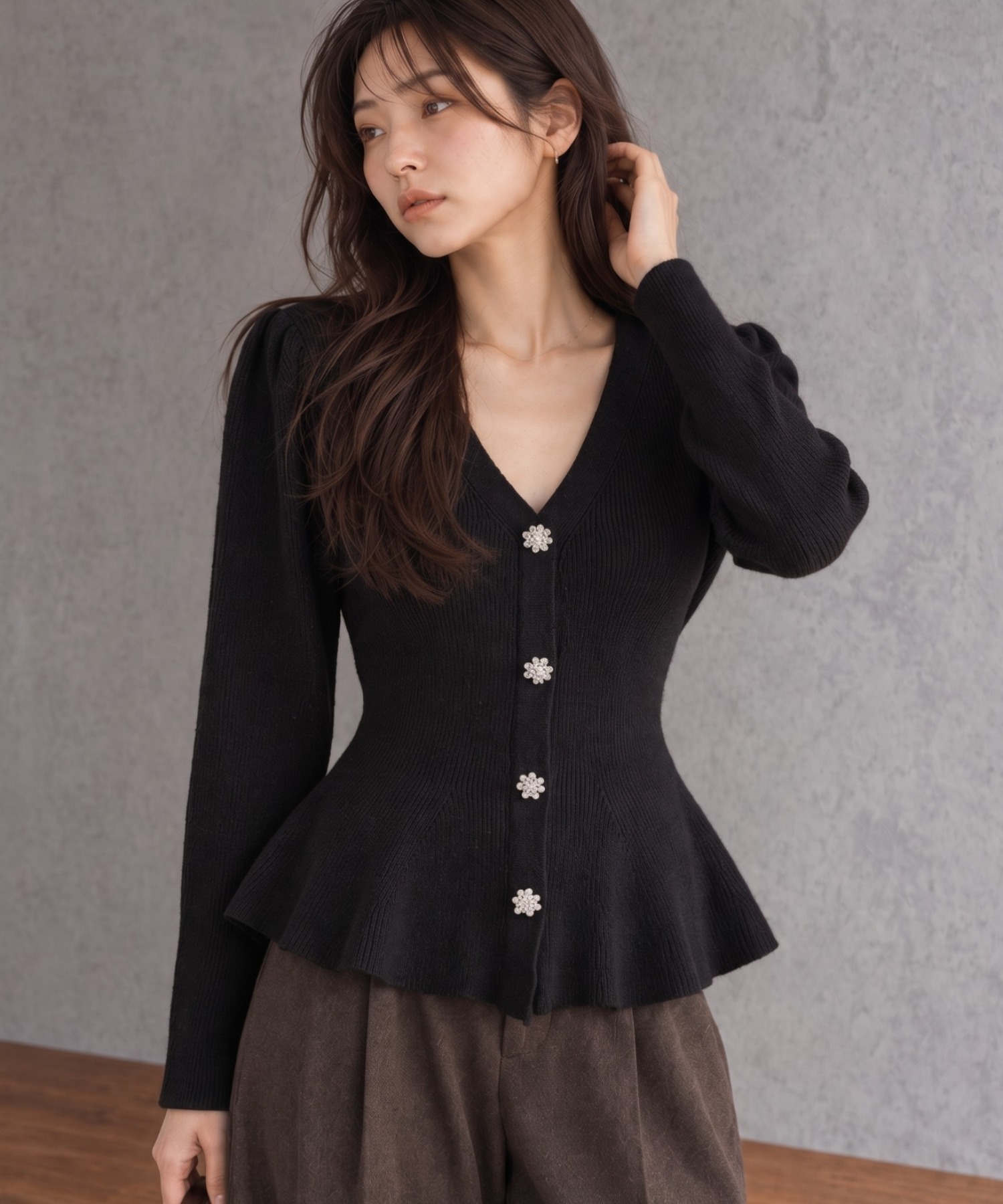 モデル：160cm 着用サイズ：F