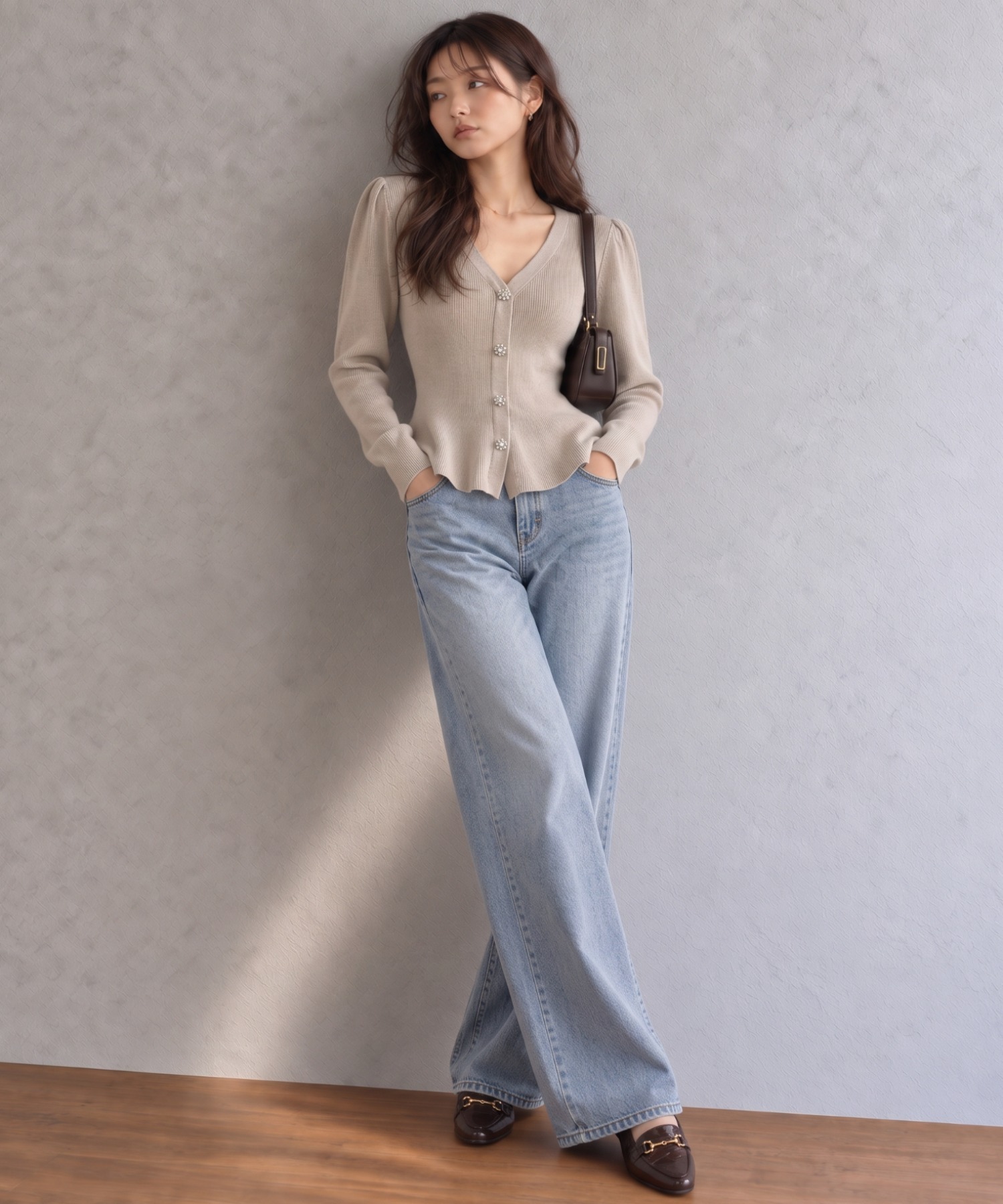 モデル：160cm 着用サイズ：F