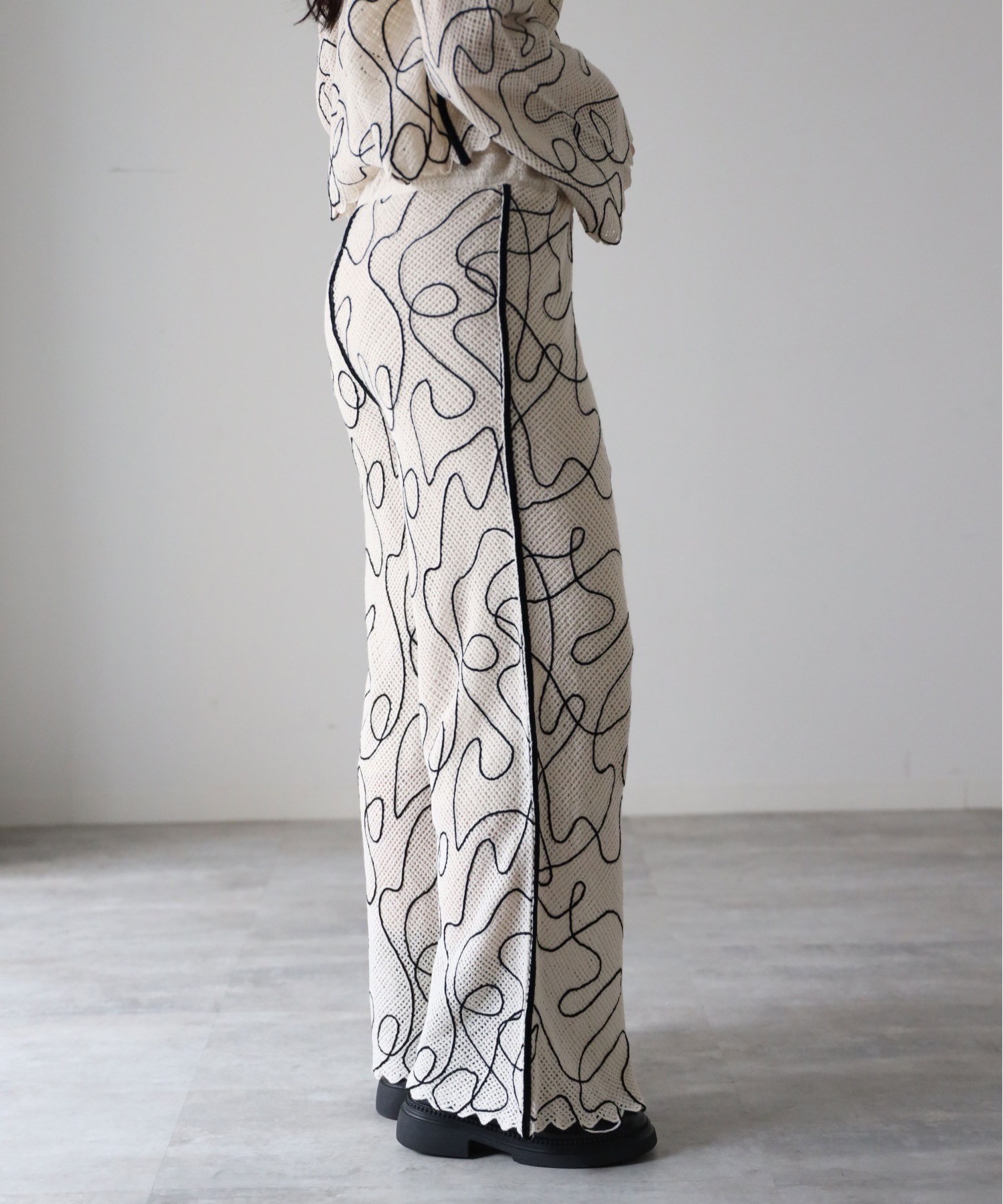 model：164cm. 着用サイズ：FREE