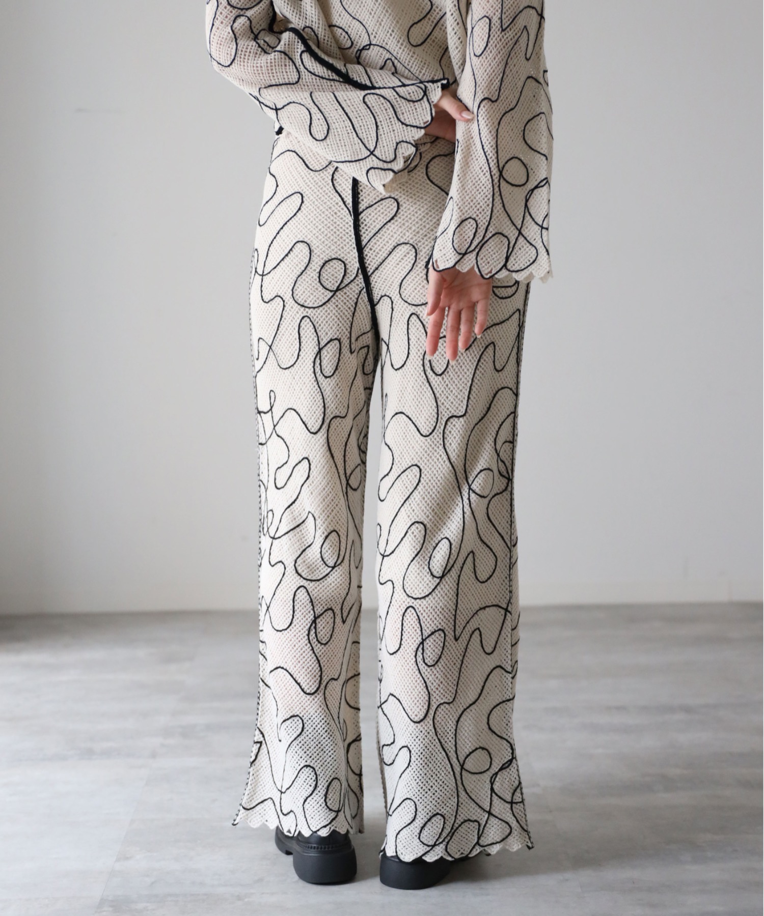 model：164cm. 着用サイズ：FREE