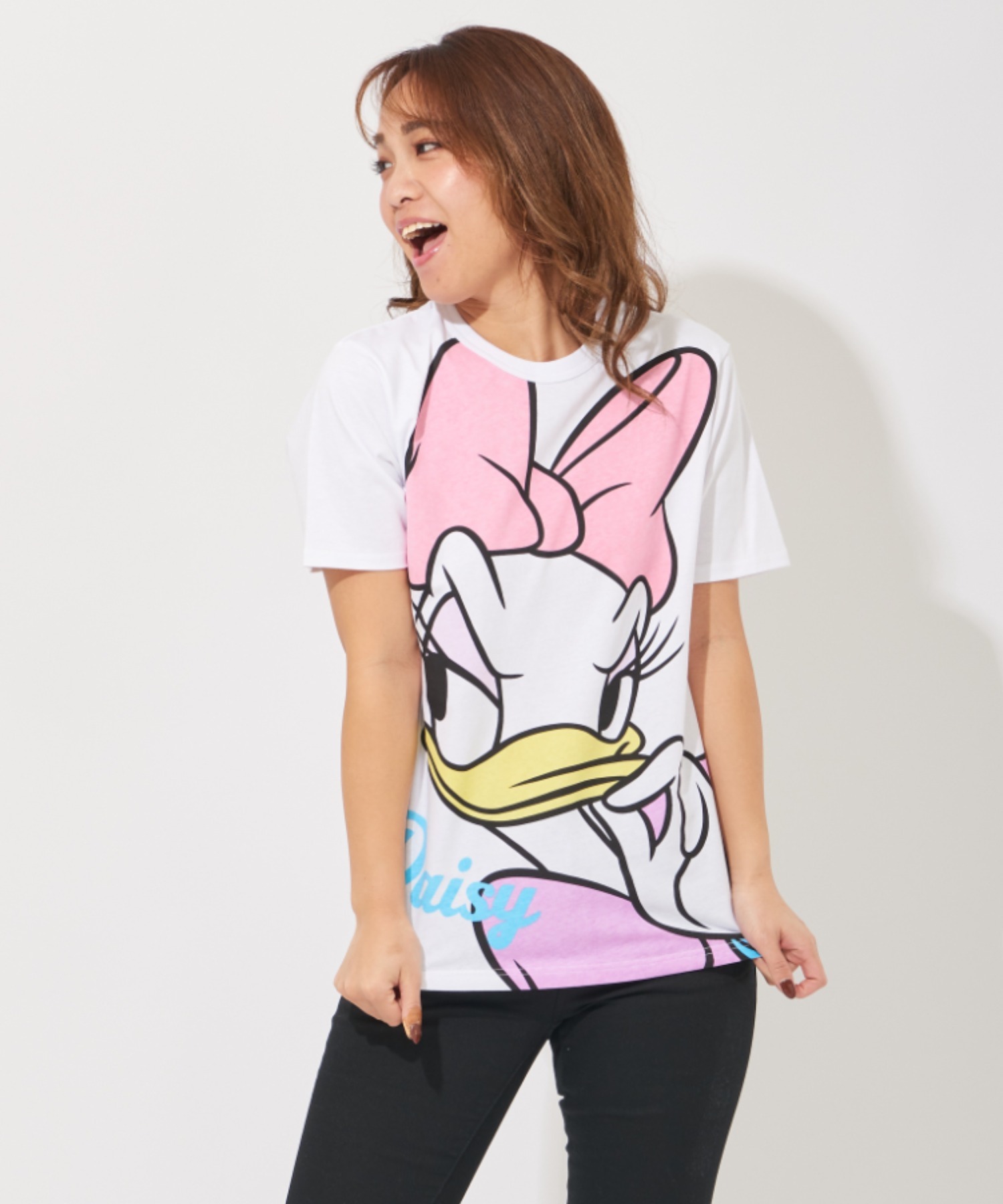 親子お揃い ディズニー Bigフェイスtシャツ 流行 3740a