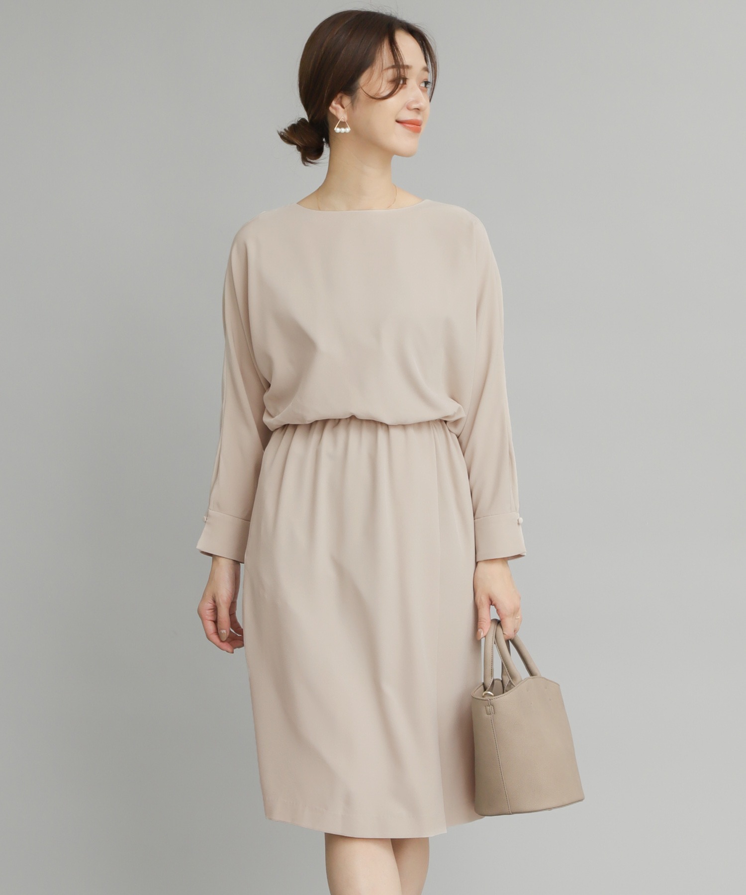 ジョーゼットブラウジングワンピース Economlife Com