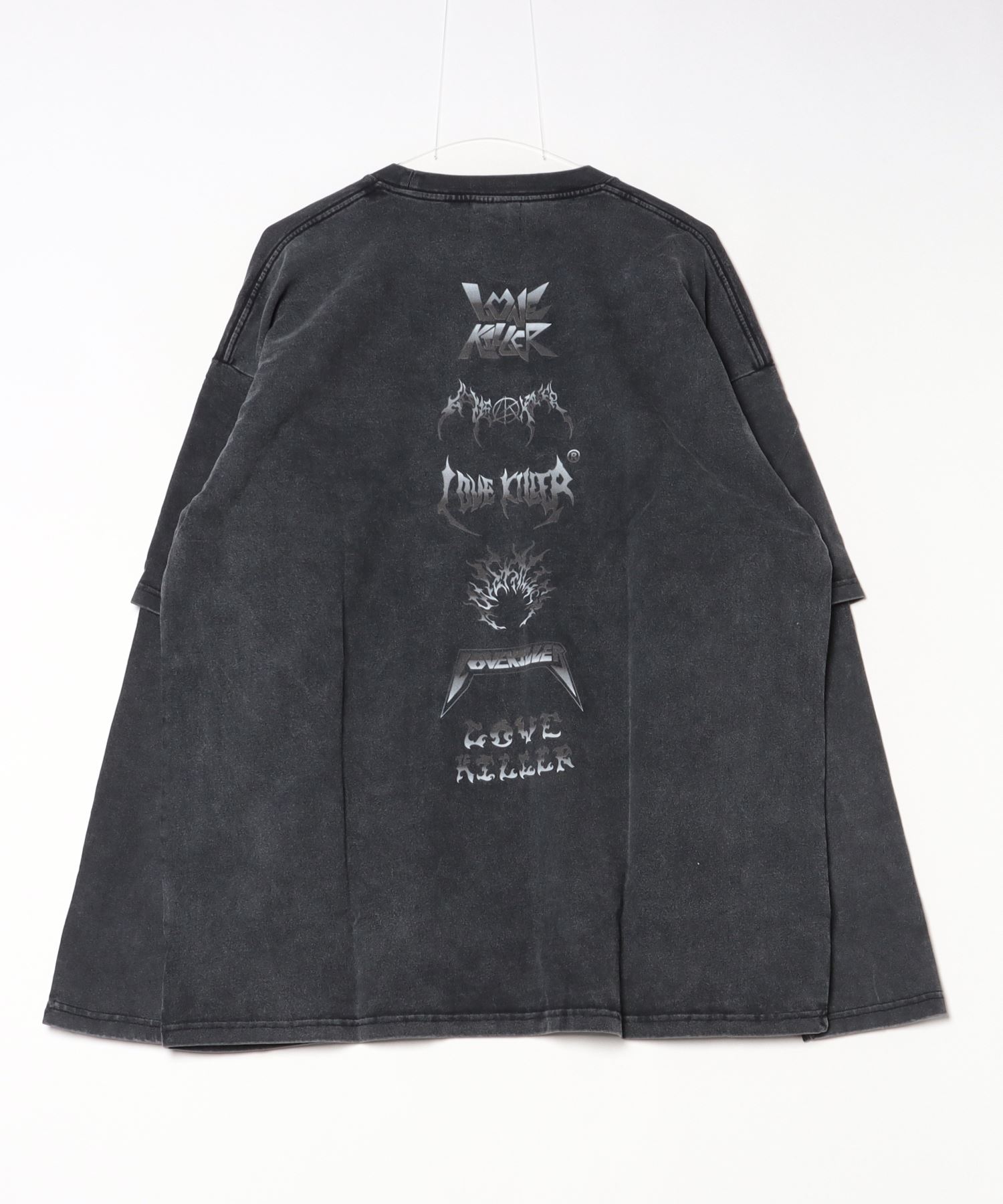 tシャツ A'GEM/9 × .kom 「LOVE KILLER/ラブ キラー」 Graphic various logo layered Long A'GEM/9 × .kom 『LOVE KILLER/ラブ キラー』 Graphic various