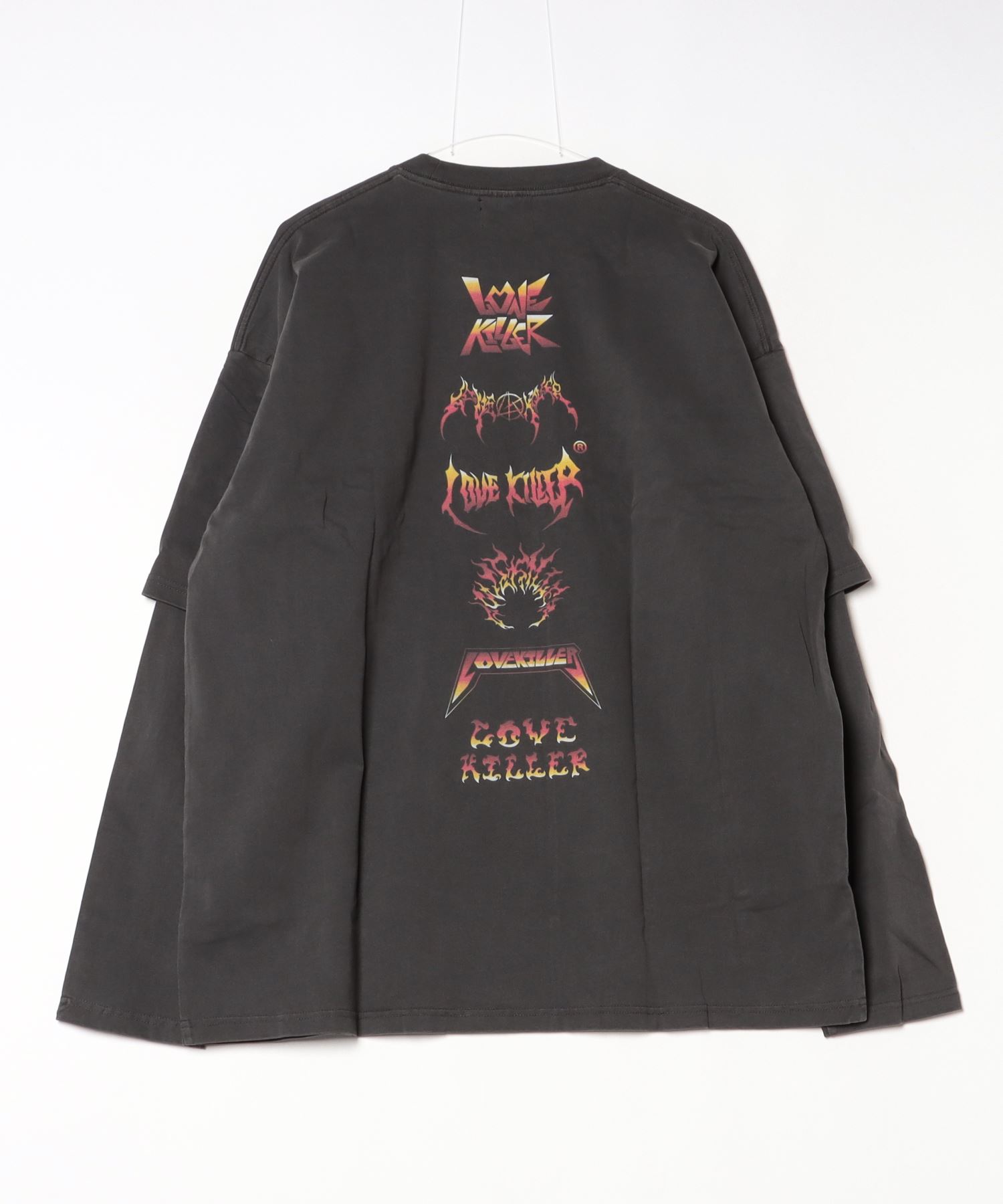 tシャツ A'GEM/9 × .kom 「LOVE KILLER/ラブ キラー」 Graphic various logo layered Long A'GEM/9 × .kom 『LOVE KILLER/ラブ キラー』 Graphic various