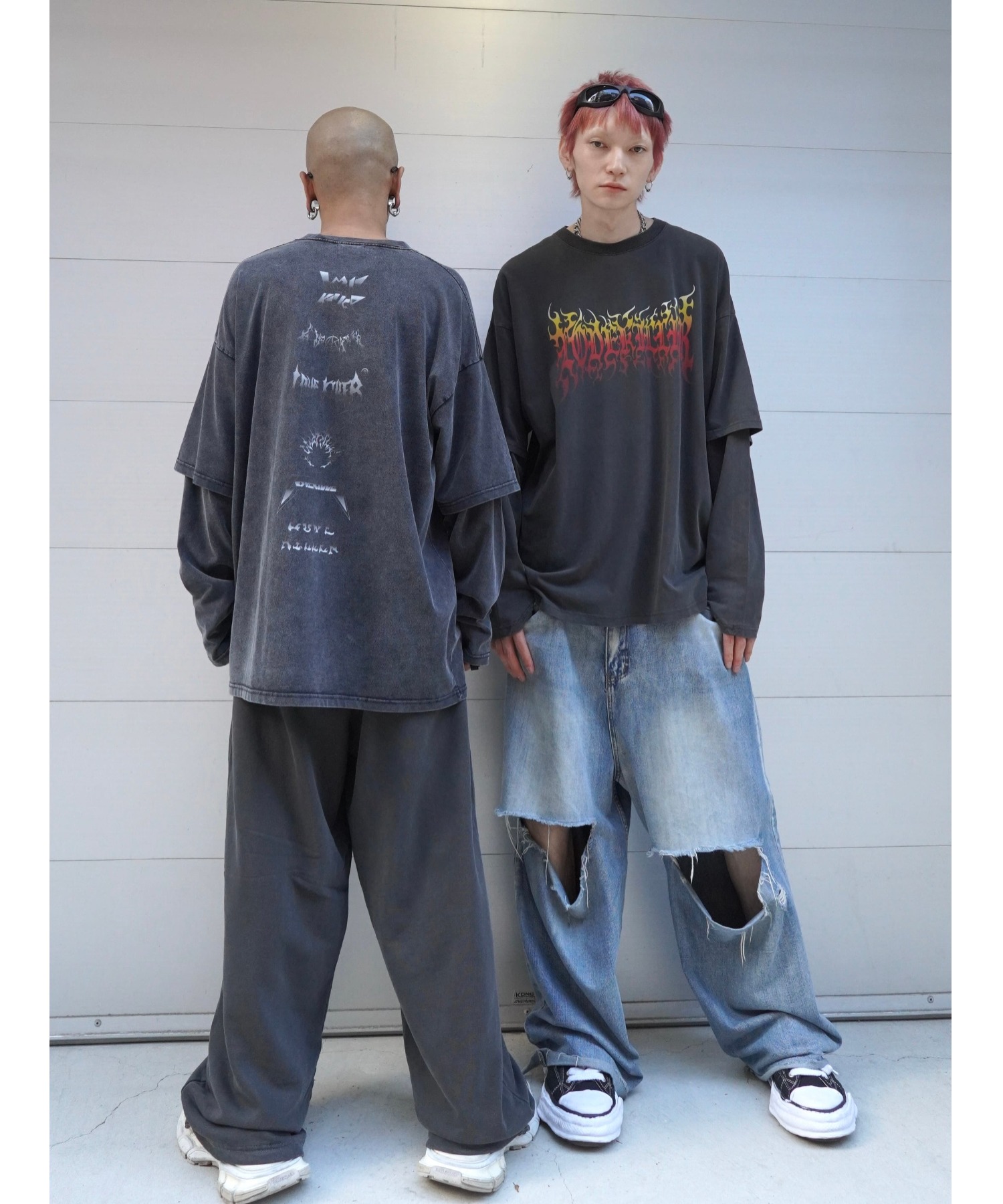 tシャツ A'GEM/9 × .kom 「LOVE KILLER/ラブ キラー」 Graphic various logo layered Long A'GEM/9 × .kom 『LOVE KILLER/ラブ キラー』 Graphic various