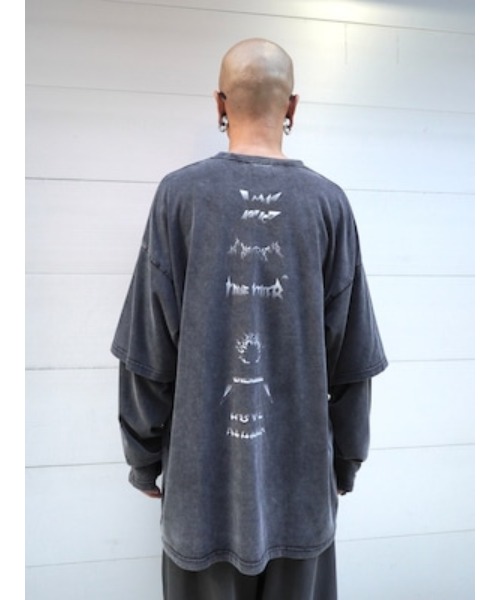 tシャツ A'GEM/9 × .kom 「LOVE KILLER/ラブ キラー」 Graphic various logo layered Long A'GEM/9 × .kom 『LOVE KILLER/ラブ キラー』 Graphic various