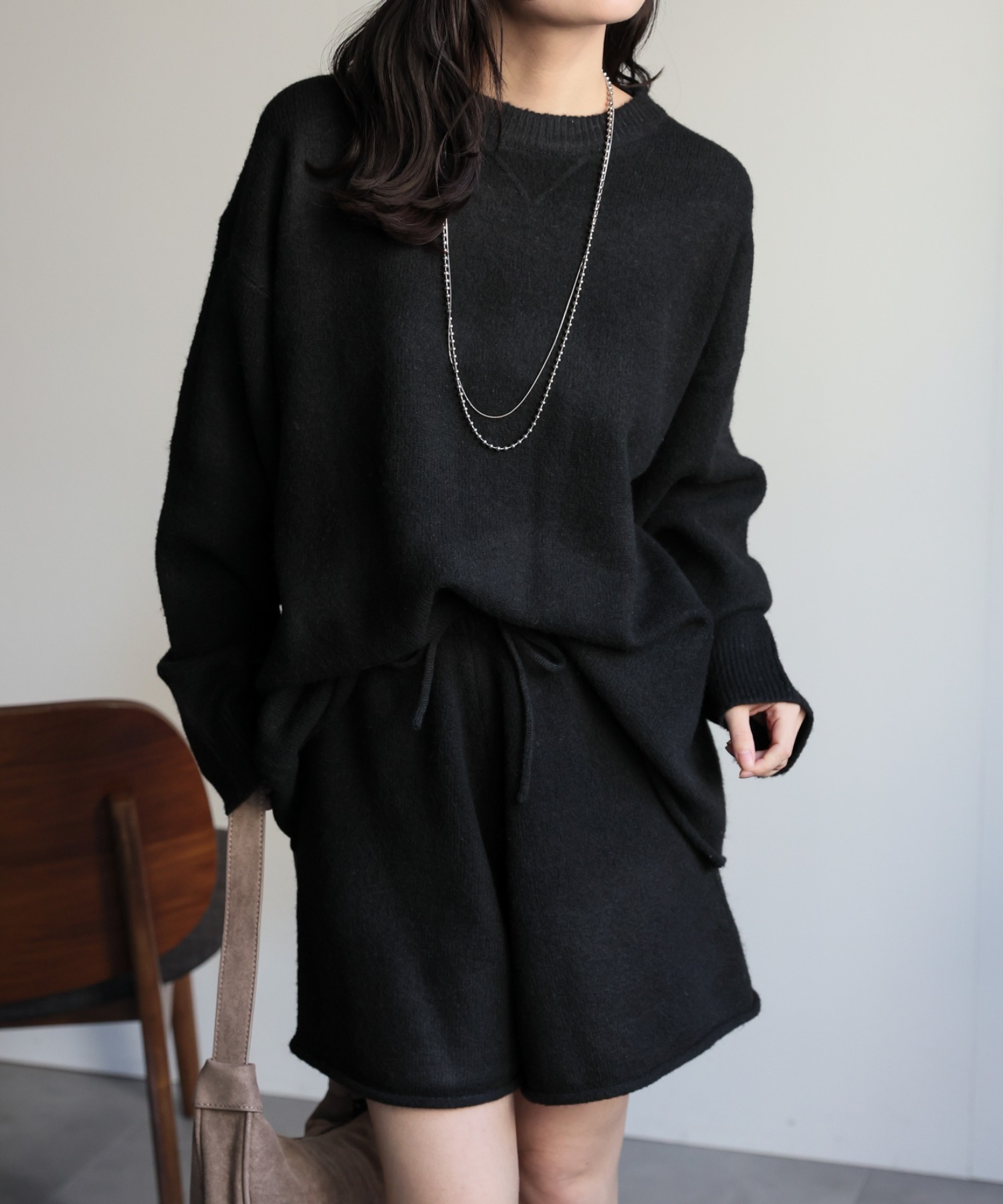 model：156cm 着用サイズ：FREE