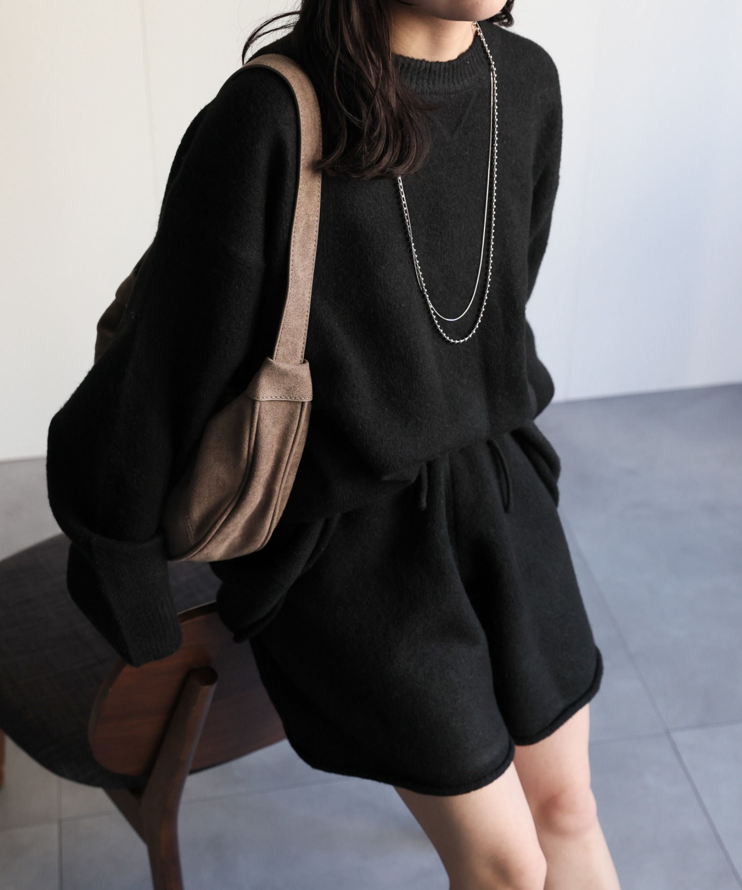 model：156cm 着用サイズ：FREE