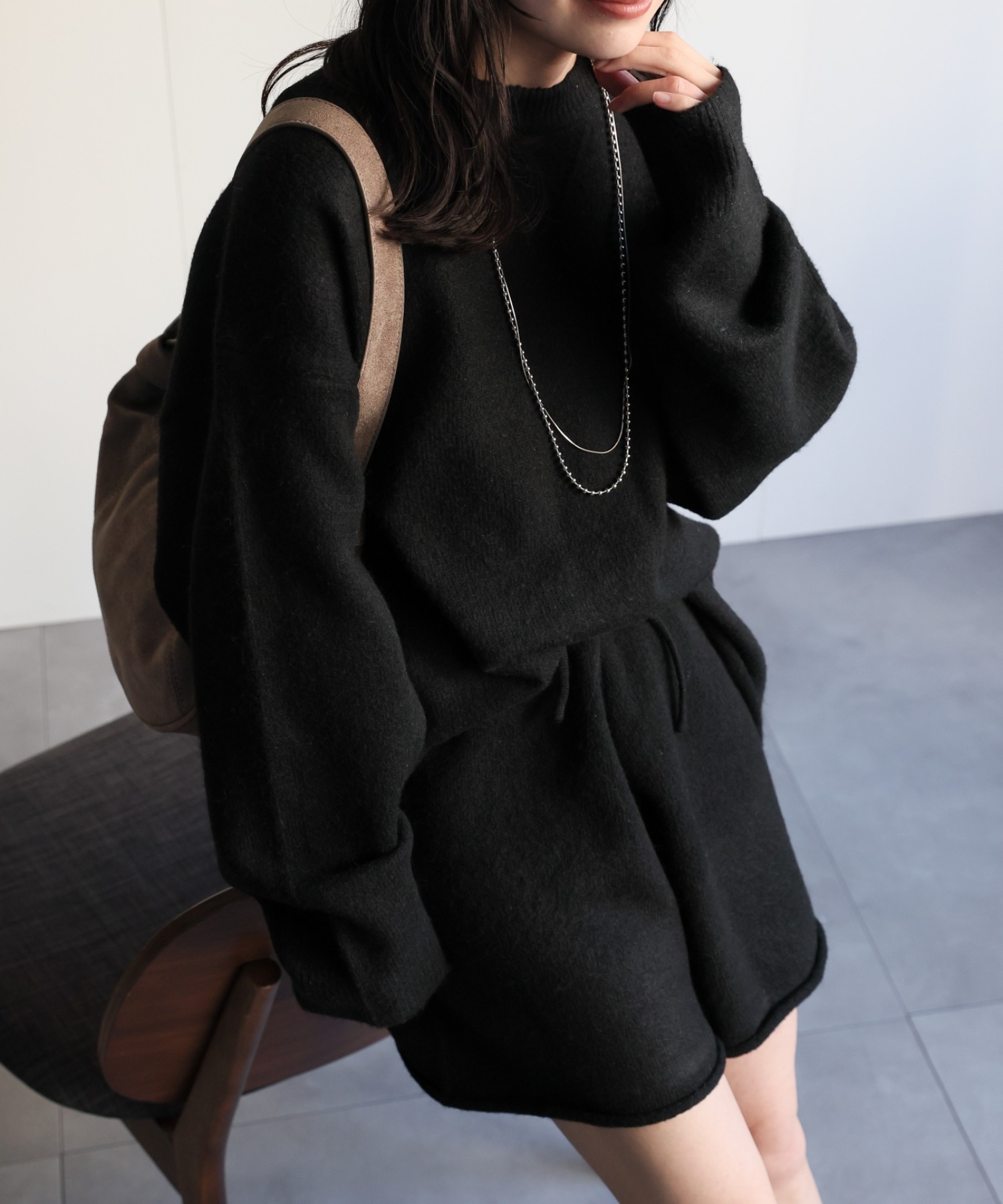 model：156cm 着用サイズ：FREE